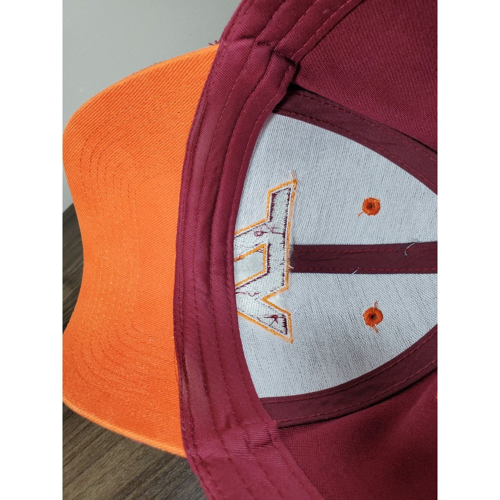 NCAA × Signatures Virginia Tech Hokies Hat Cap NCAA Signatures Brand VT Size ONE SIZE - 10 Thumbnail