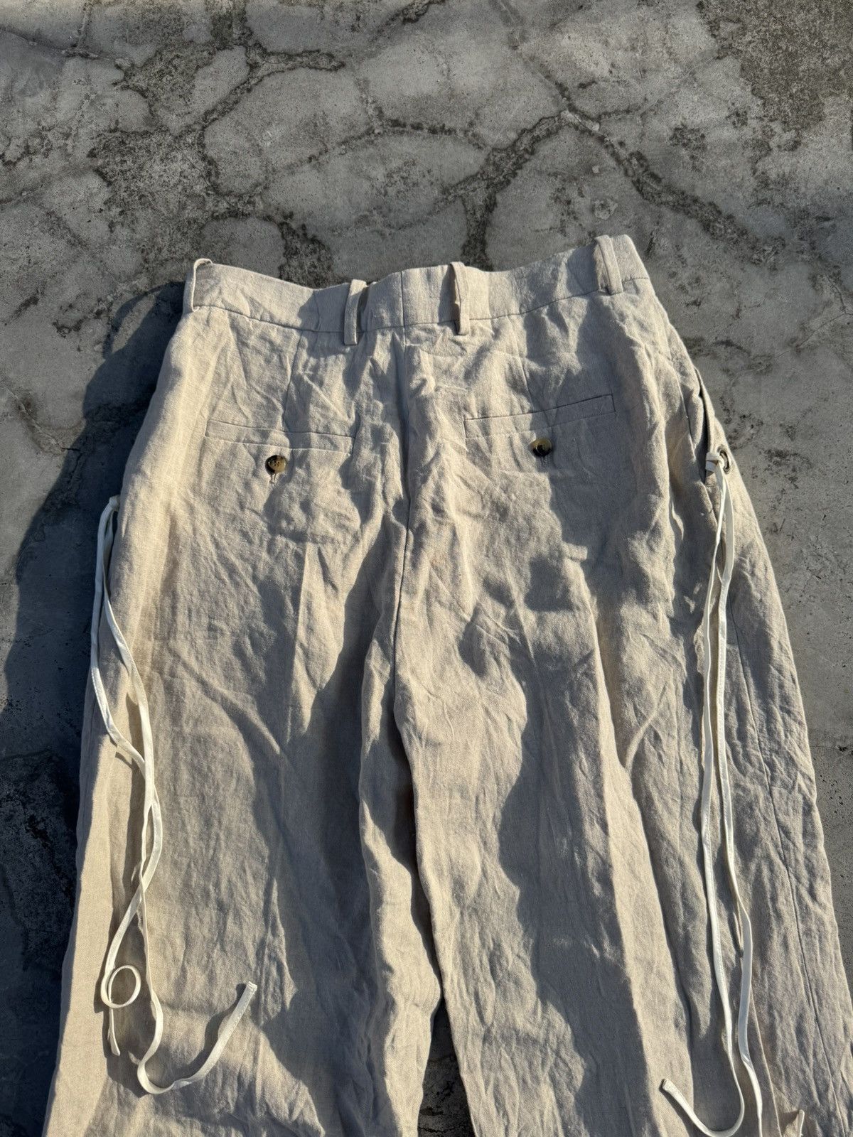 JW Anderson JW Anderson Linen Trousers 30/31 waist Size US 31 - 5 Thumbnail