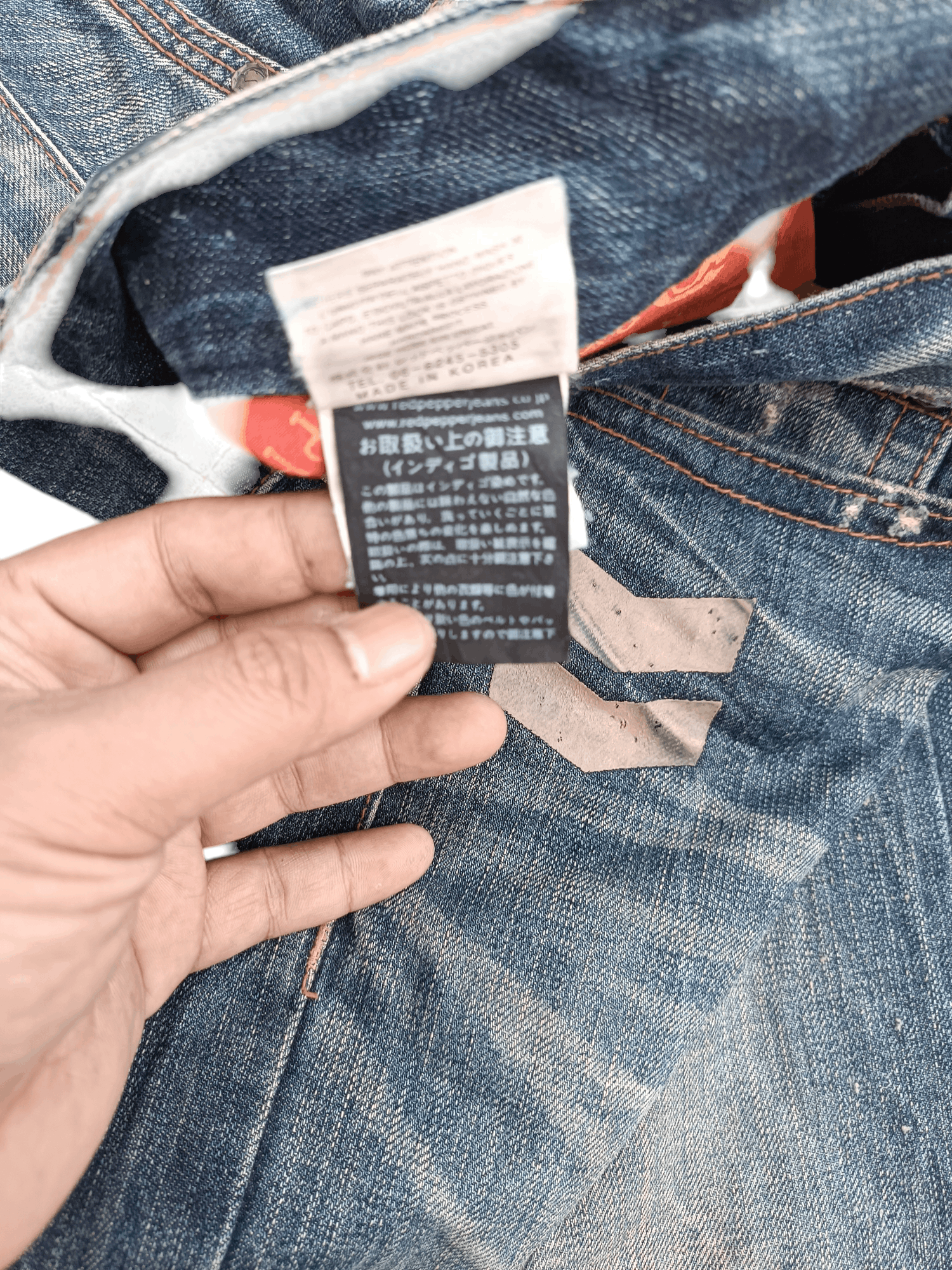 Chip & Pepper × Japanese Brand 🔥FYEE🔥Vintage Red Pepper Distressed Whiskers Denim Size US 32 / EU 48 - 10 Thumbnail