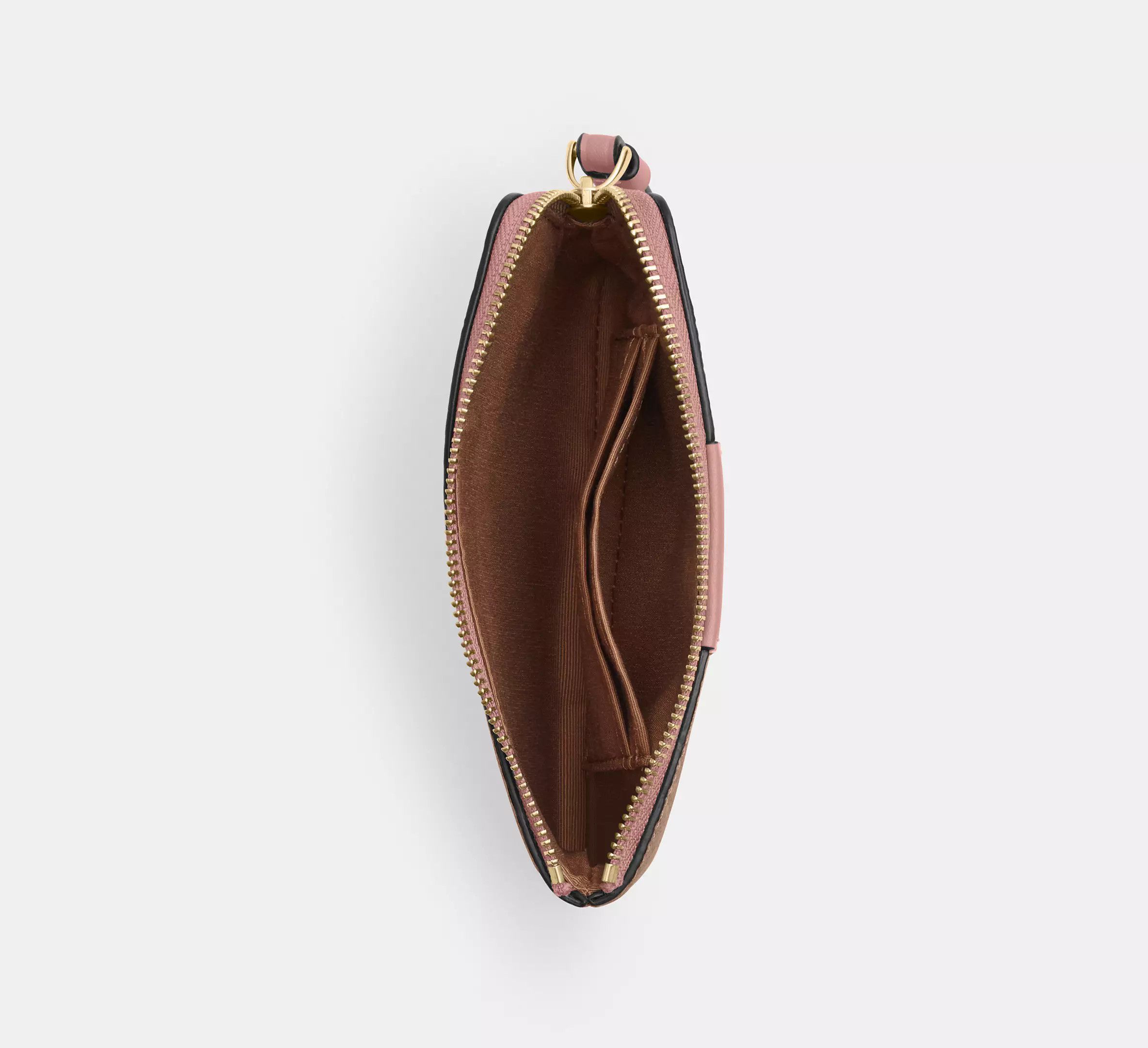 Coach Corner Zip Wristlet In Signature Canvas With Stripe CW854 Size ONE SIZE - 5 Thumbnail