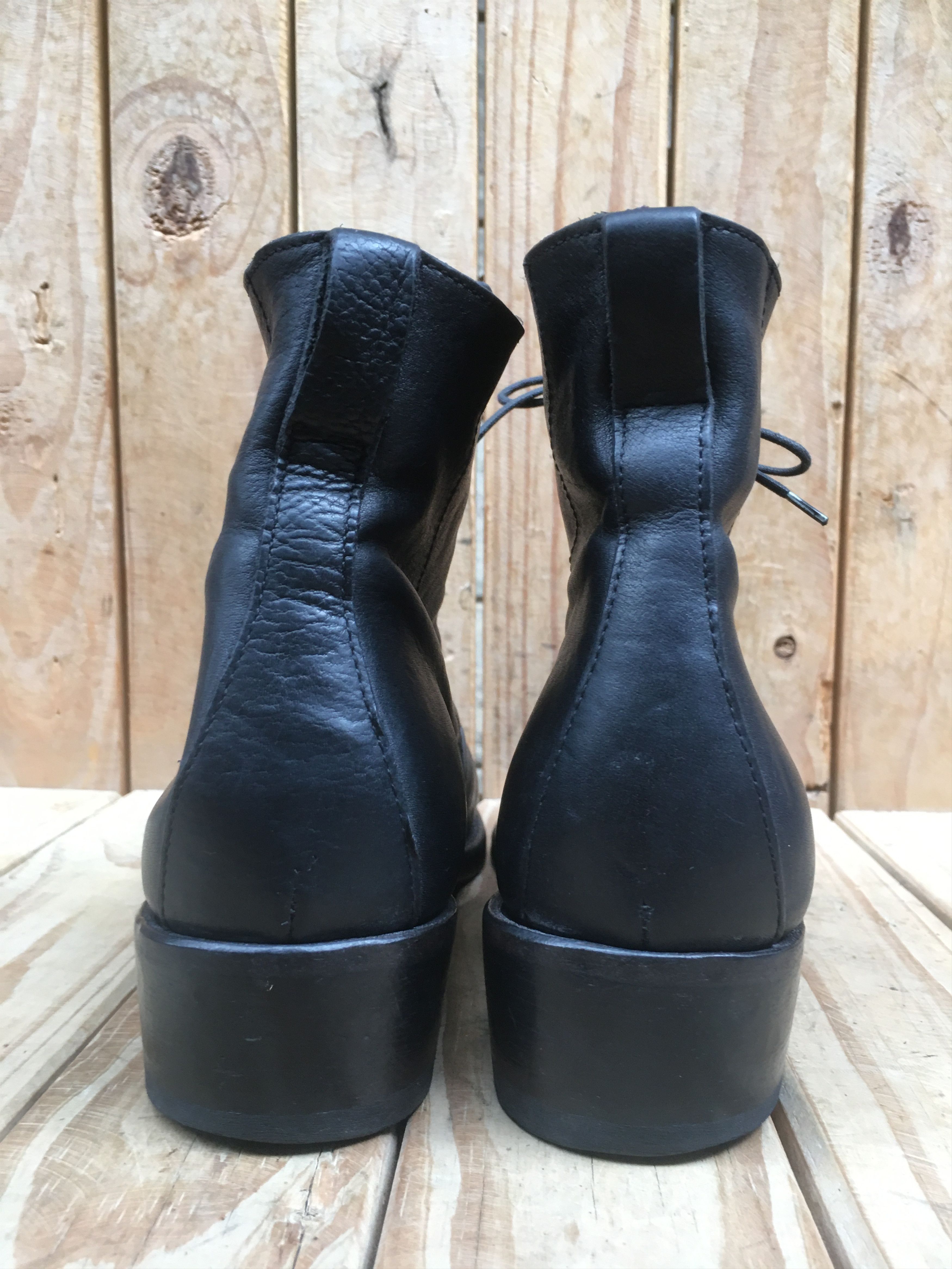MoMA Moma black Women's leather boots SIZE EUR 40 Size US 10 / IT 40 - 7 Thumbnail