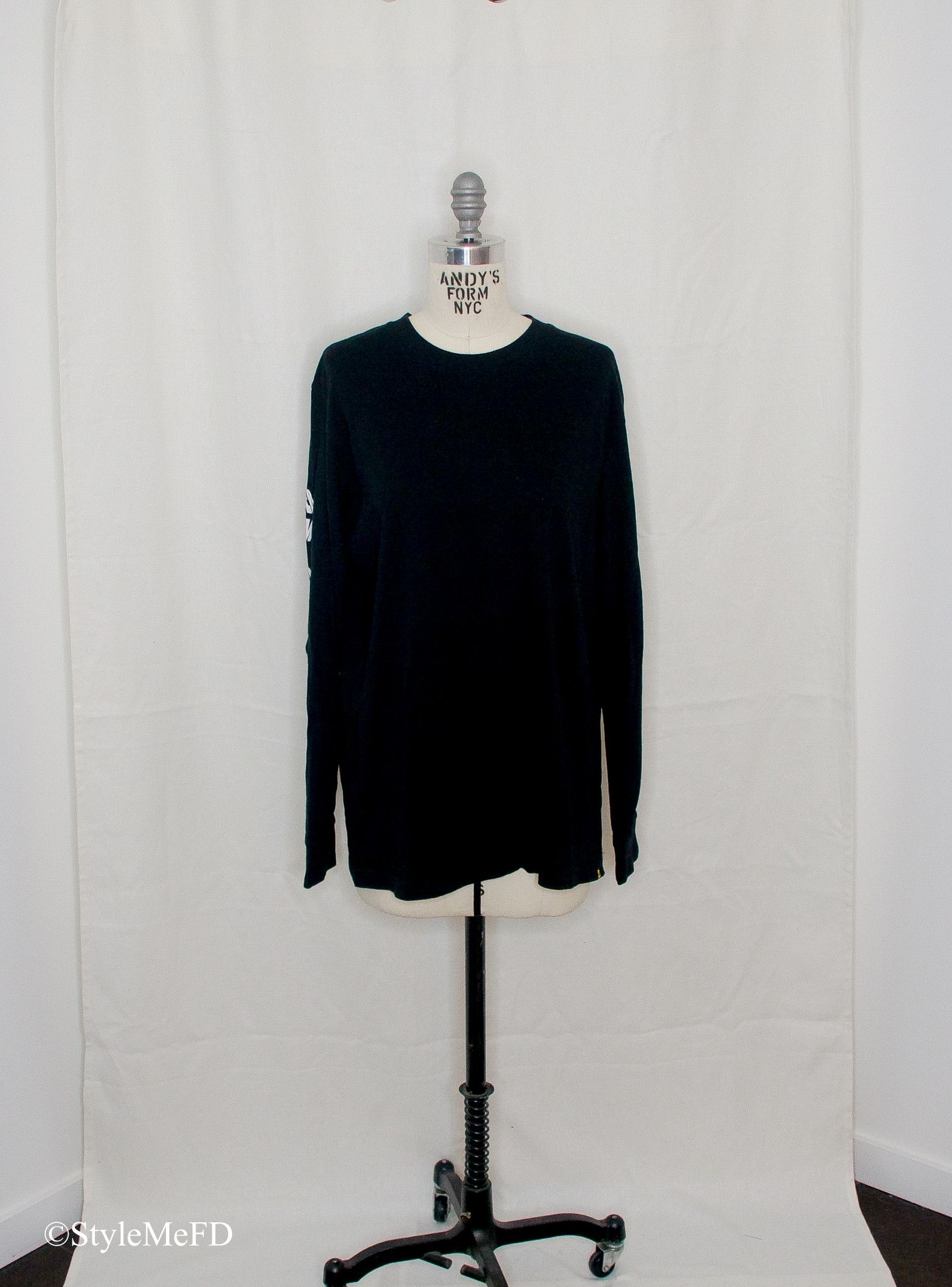 October's Very Own Men's OVO "October Firm" Black Long Sleeve Shirt Size US L / EU 52-54 / 3 - 3 Thumbnail