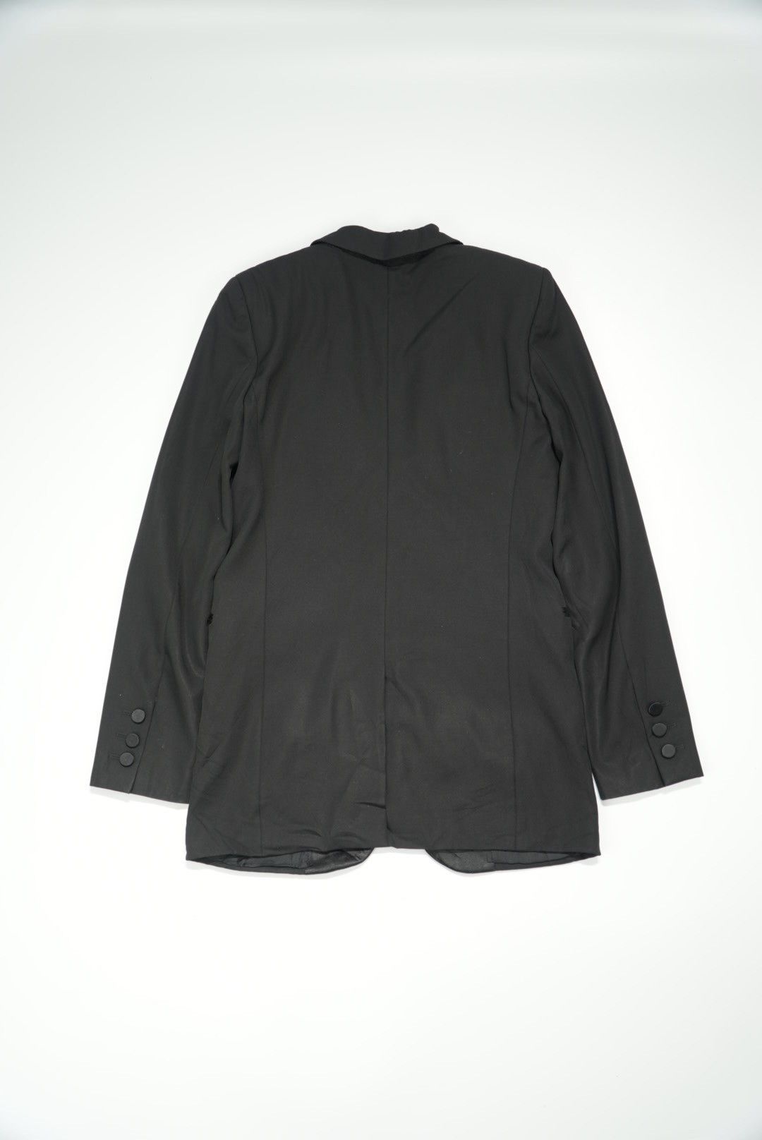 Saint Laurent Paris Saint Laurent Black Smoking Blazer Size 34S - 2 Thumbnail