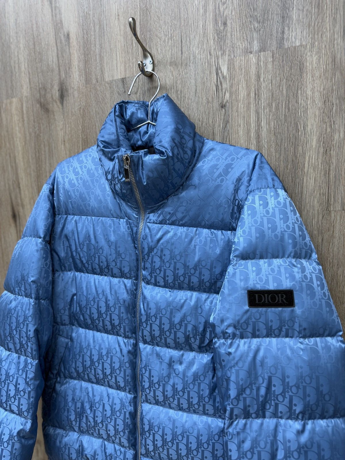 Dior Christian Dior Baby Blue Puffer Jacket Size US M / EU 48-50 / 2 - 3 Thumbnail