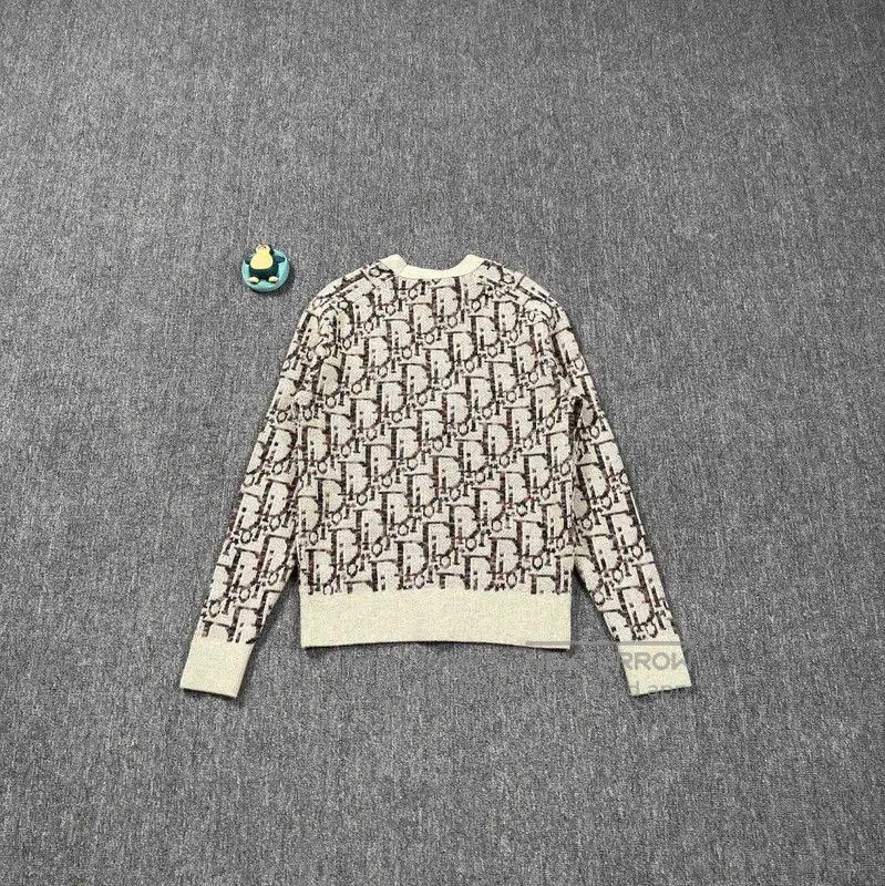 Dior Dior Men's Khaki Wool Cardigan . Size US S / EU 44-46 / 1 - 2 Thumbnail