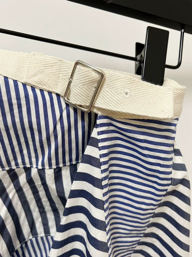 Comme des Garcons Comme Des Garcons size S Irregular blue and white striped Size 24" / US 00 / IT 34 - 7 Thumbnail