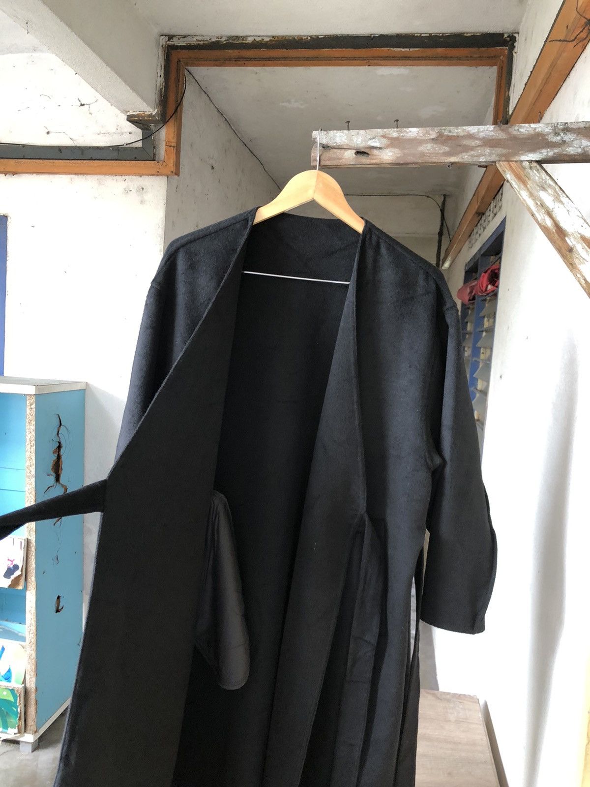 Theory Yohji Yamamoto Style Theory x Uniqlo Wool Long Coat Baggy Size S / US 4 / IT 40 - 12 Thumbnail
