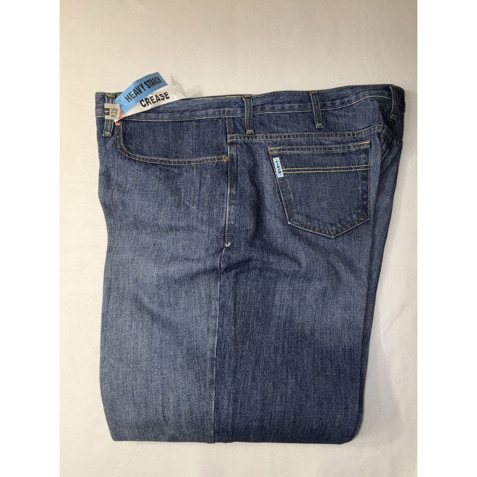 CINCH Cinch Up Denim Mens Jeans White Label Sz 42X30 Starched Size US 42 / EU 58 - 5 Thumbnail