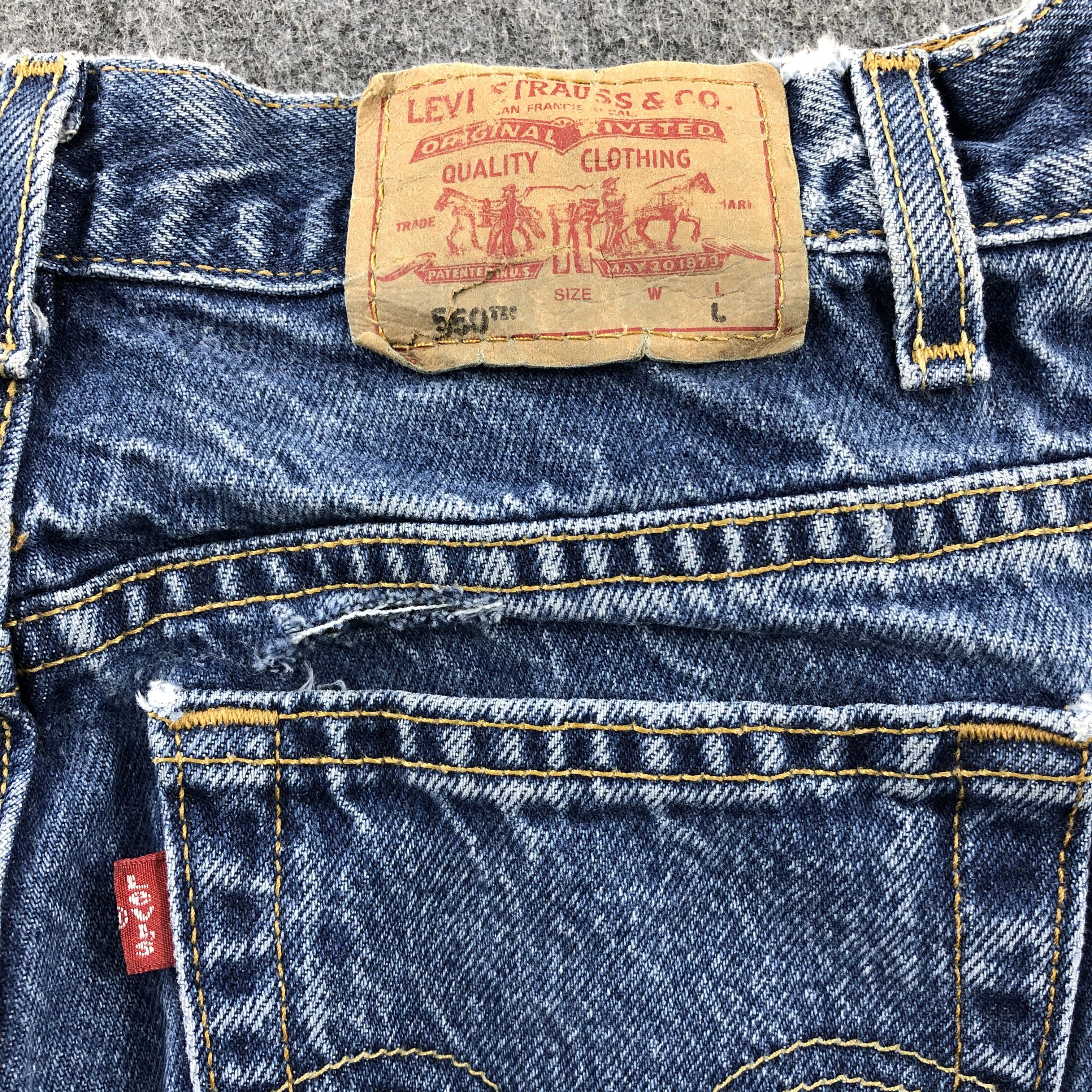 Levi's × Vintage 90s Vintage Blue Wash Levis 550 Jeans-JM1732 Size US 28 / EU 44 - 6 Thumbnail