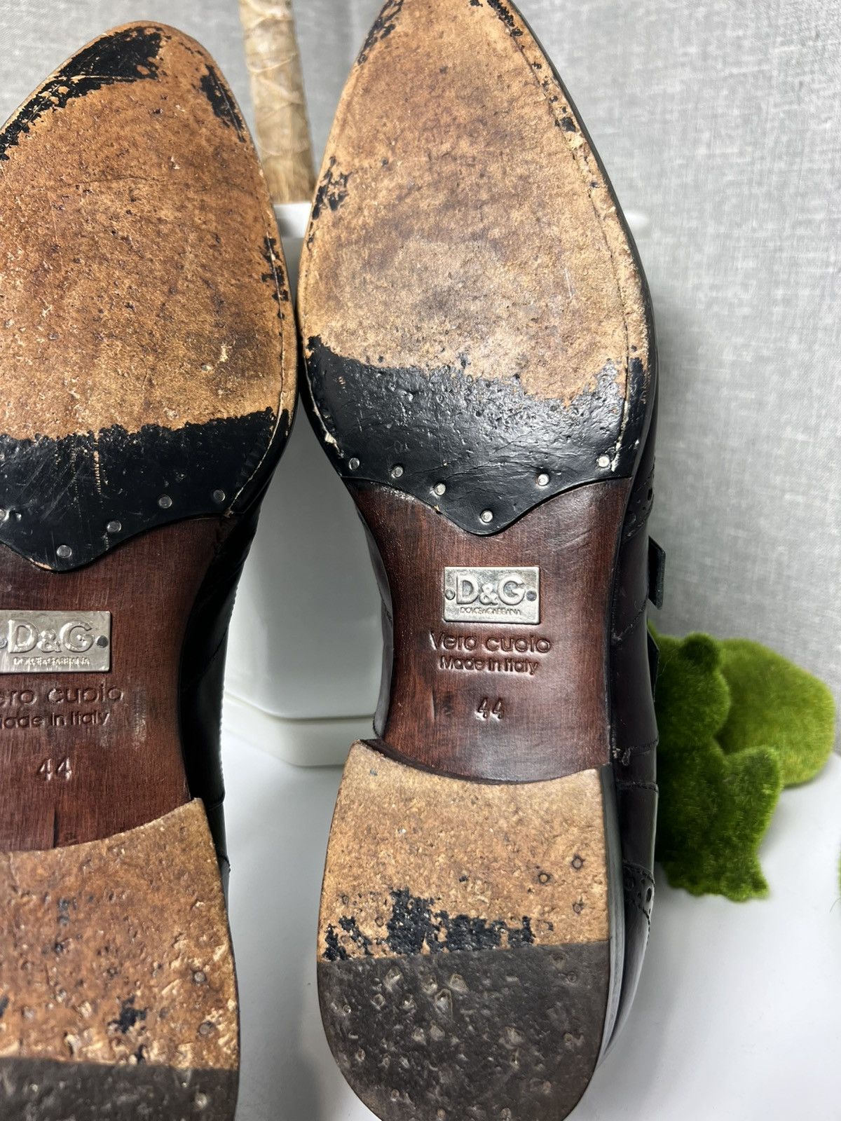 Dolce & Gabbana Dolce & Gabbana Double Monk Leather Shoes Size 44 D&G Size US 11 / EU 44 - 20 Thumbnail