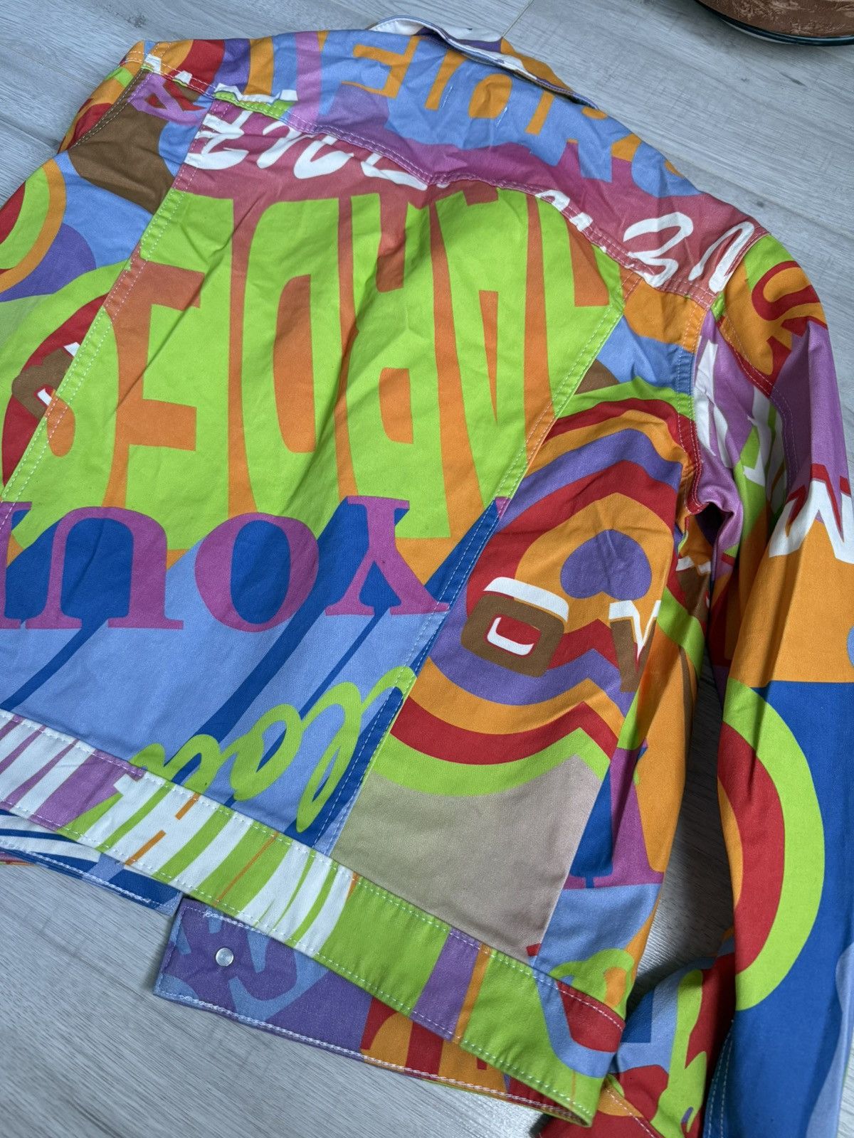 Women’s hype crazy jacket Fiorucci big logogram