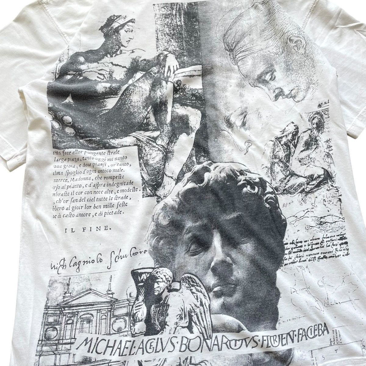 Vintage VINTAGE MICHAEL ANGELO BONAROTUS FLORENT ART AOP T-SHIRT Size US L / EU 52-54 / 3 - 5 Thumbnail