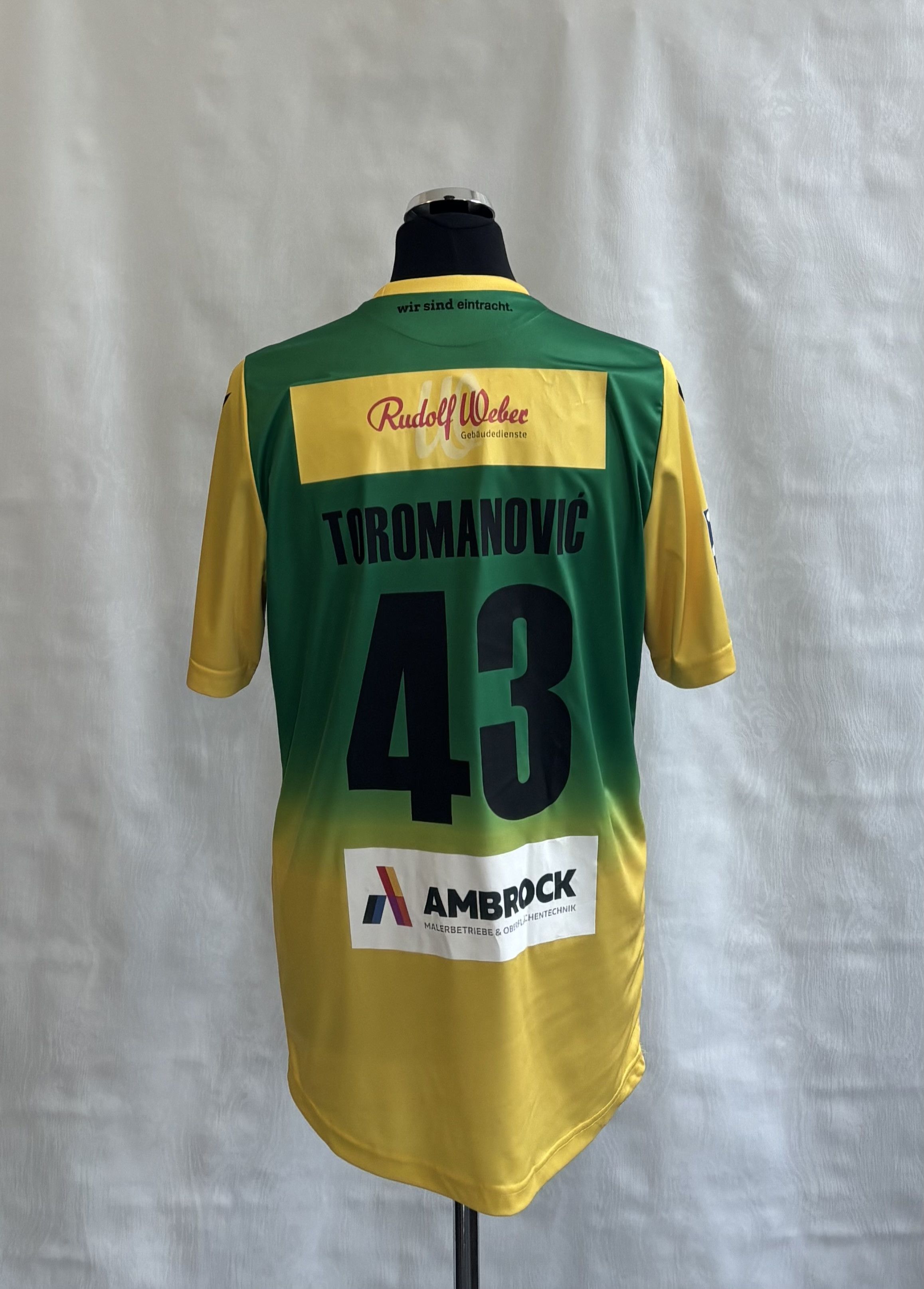 Macron VfL Eintracht Hagen 2021/2022 Toromanović #43 Macron Size US XL / EU 56 / 4 - 2 Thumbnail