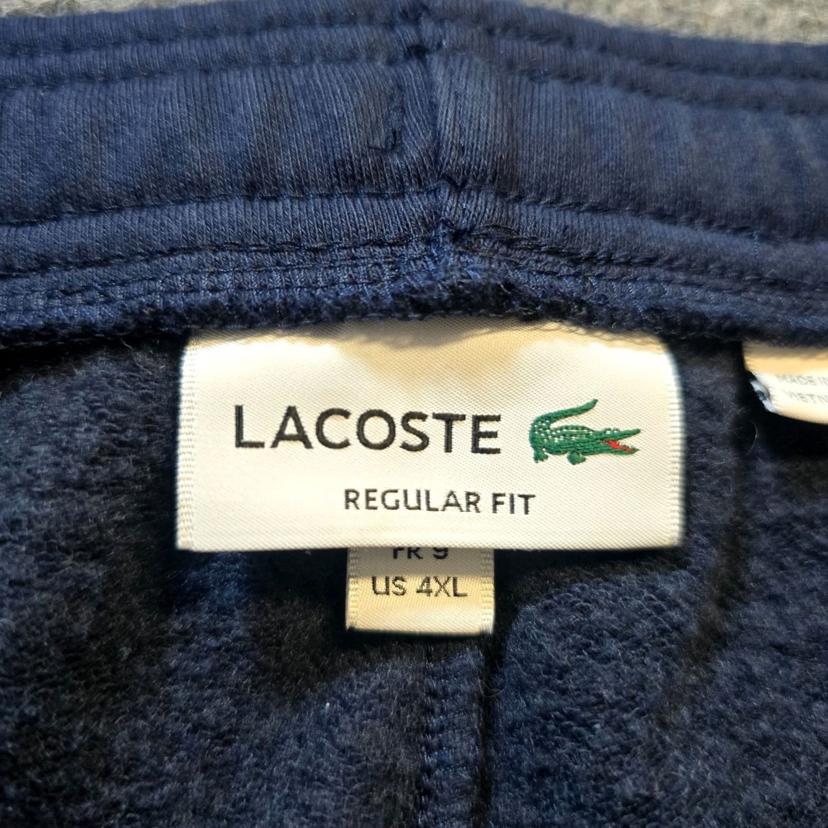 Lacoste Lacoste Sweatpants Womens 4XL Blue Tapered Pull On Casual Jersey Cotton Blend Elastic Waist Size 40" / US 18 - 5 Thumbnail