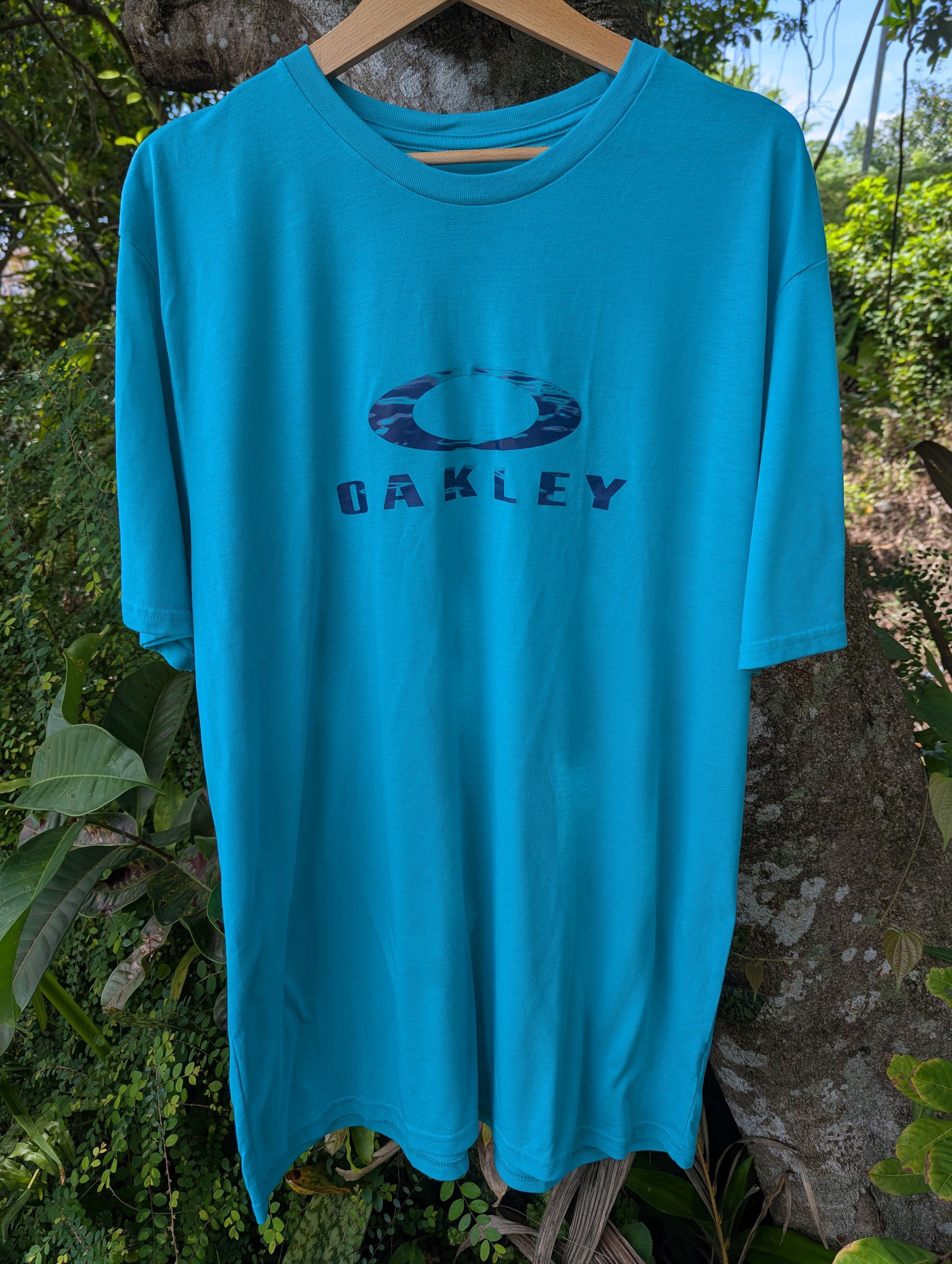 Oakley Oakley Water Ellipse Blue Turquoise Tshirt Size US XXL / EU 58 / 5 - 1 Thumbnail