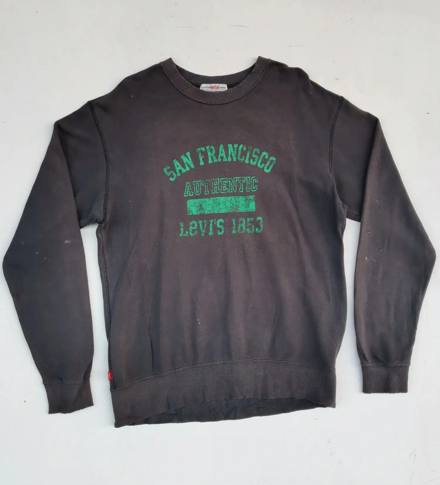 Levi's Rare!!! Levi's San Francisco Authentic Big Logo Sweatshirt Size US L / EU 52-54 / 3 - 1 Thumbnail