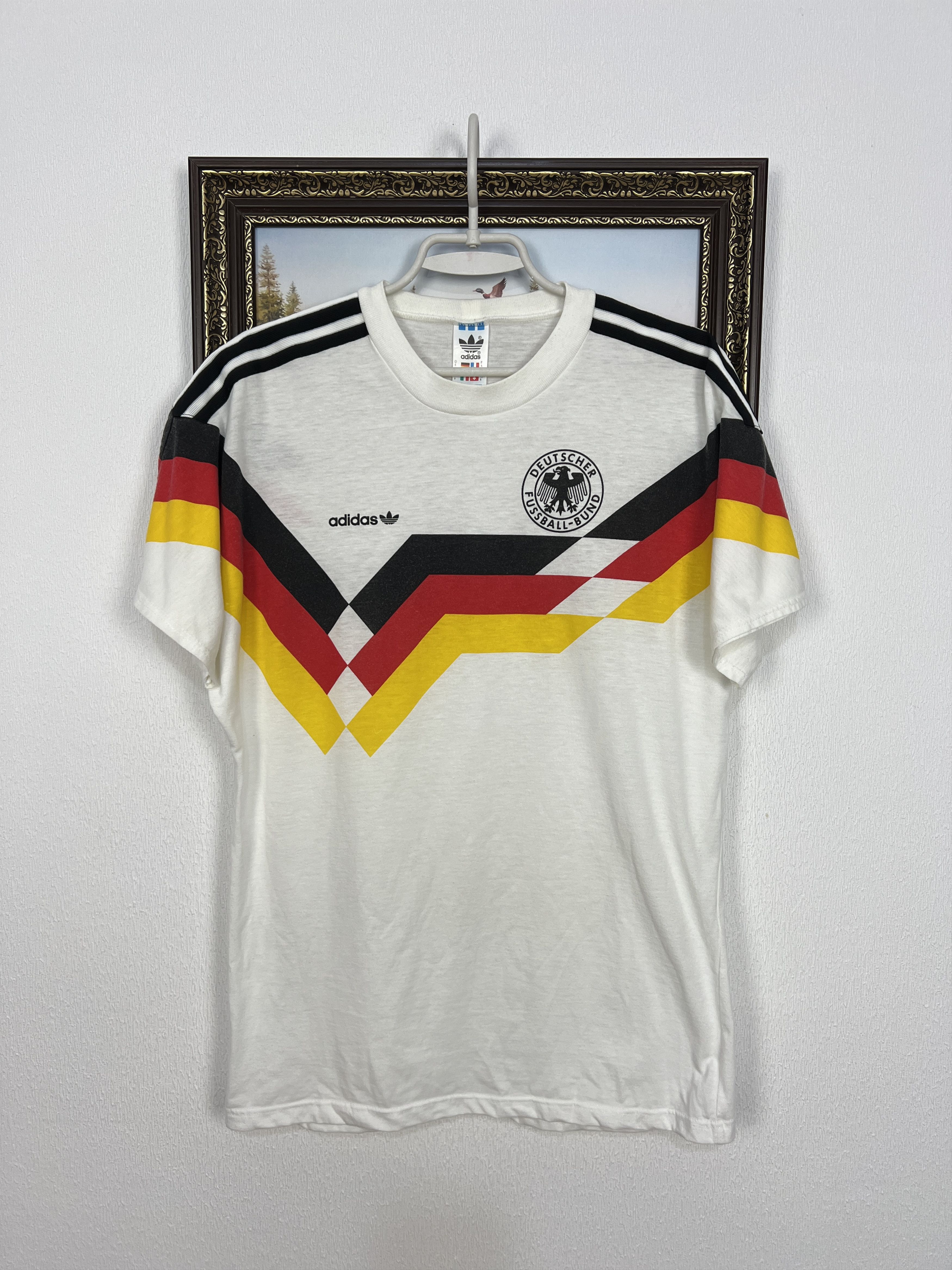 Adidas Vintage 90's Adidas Germany Football Shirt Soccer Jersey Size US M / EU 48-50 / 2 - 1 Thumbnail