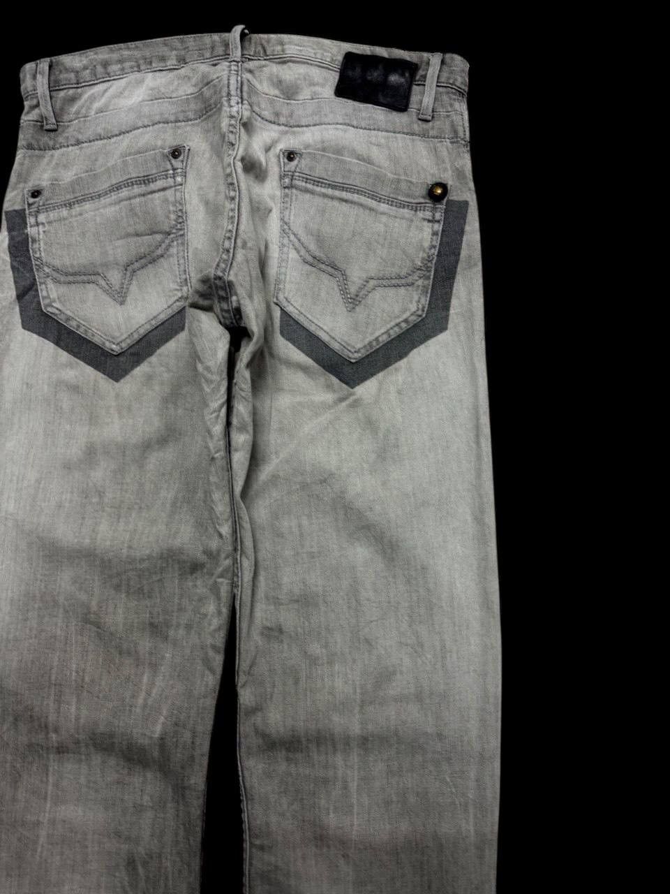 Pepe Jeans THRASHED Pepe Jeans Smoke Washed Distressed Ripped Sick Jean Size US 33 - 16 Thumbnail