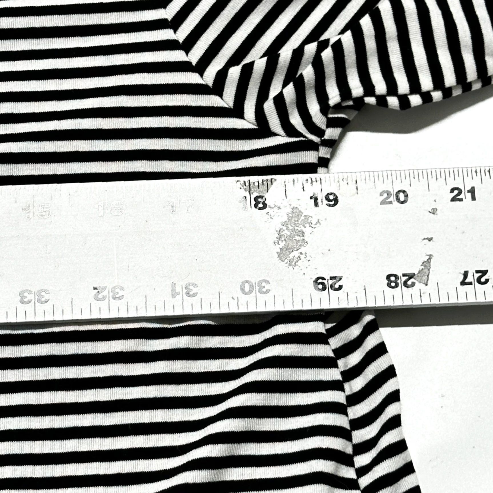 BB Dakota BB Dakota Shirt Women M Black White Striped Bell Sleeve Minimalist Casual Shirt Mens? Size M / US 6-8 / IT 42-44 - 7 Thumbnail