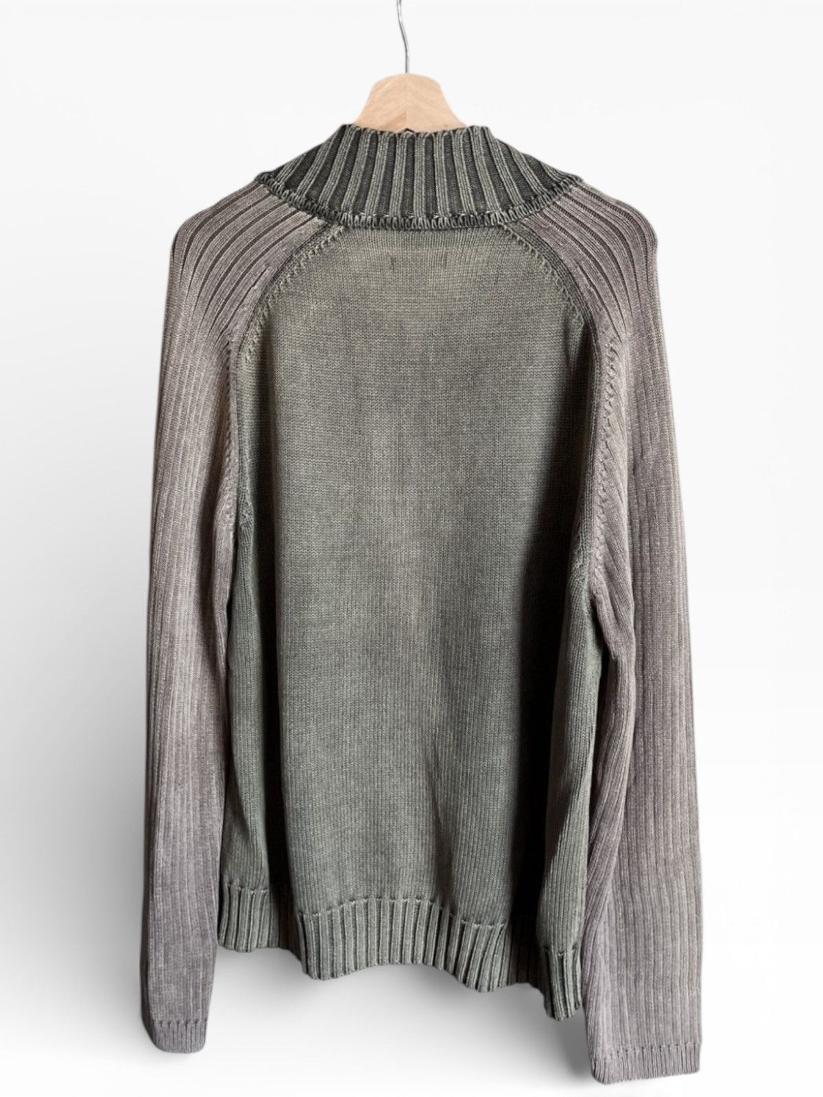 Carbon2Cobalt carbon2cobalt Olive Zip Cardigan Sweater L Size US L / EU 52-54 / 3 - 2 Thumbnail