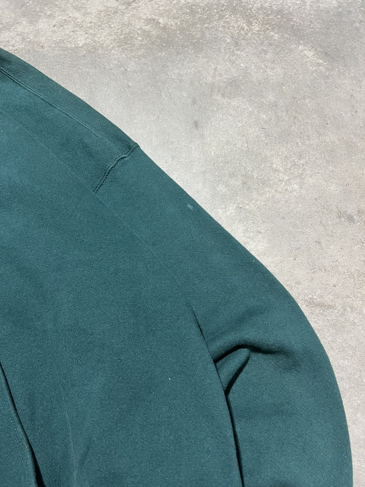 Nike × Vintage Vintage 90s Forest Green Nike Hoodie Size US XXL / EU 58 / 5 - 6 Thumbnail
