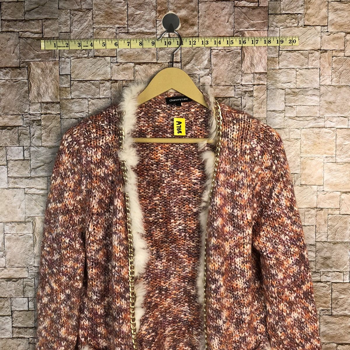Vintage Chancery Lane Pink knitwear Cardigan #A768 Size L / US 10 / IT 46 - 2 Thumbnail