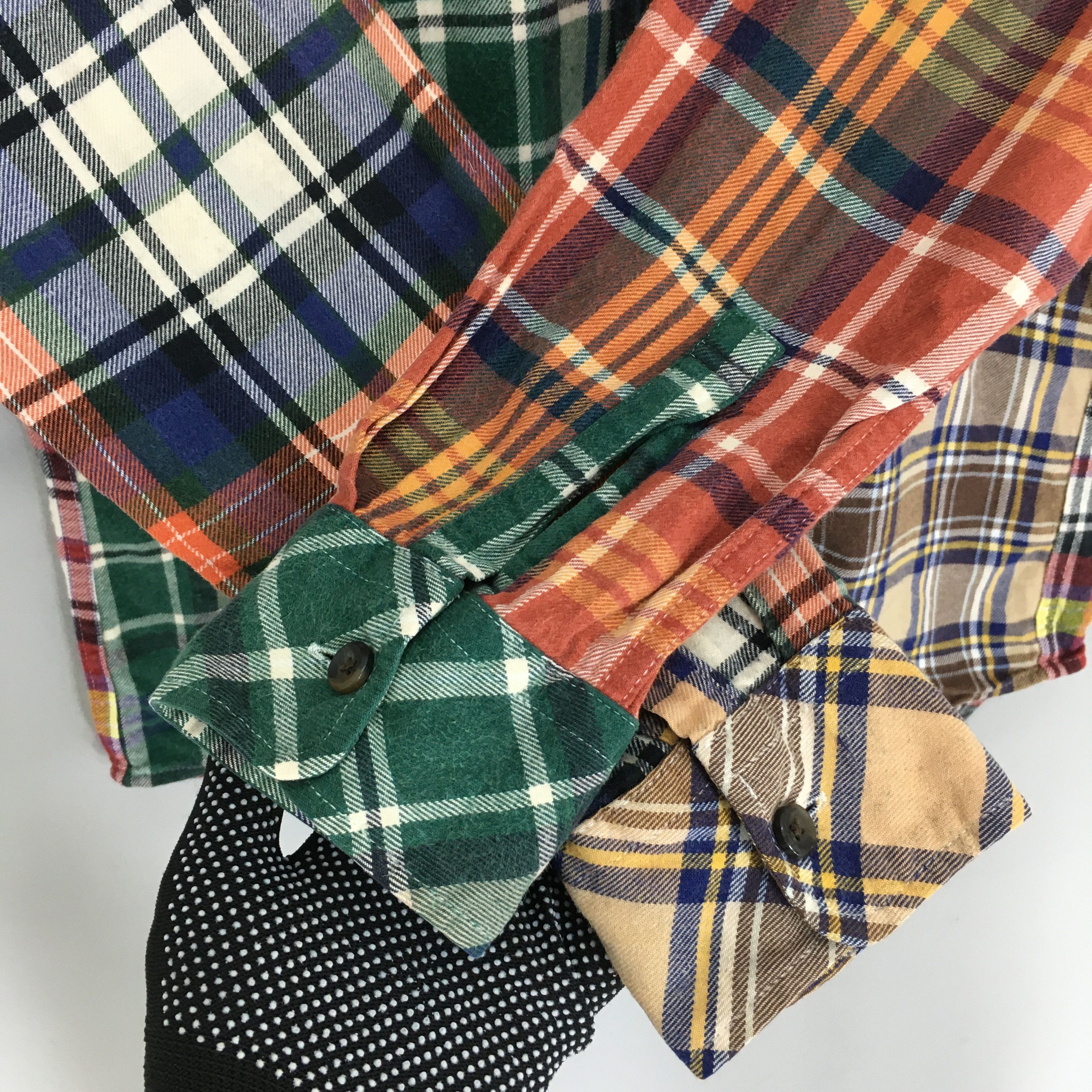 Uniqlo Patchwork Rebuild Checkered Flannel Shirt Medium Size US M / EU 48-50 / 2 - 4 Thumbnail