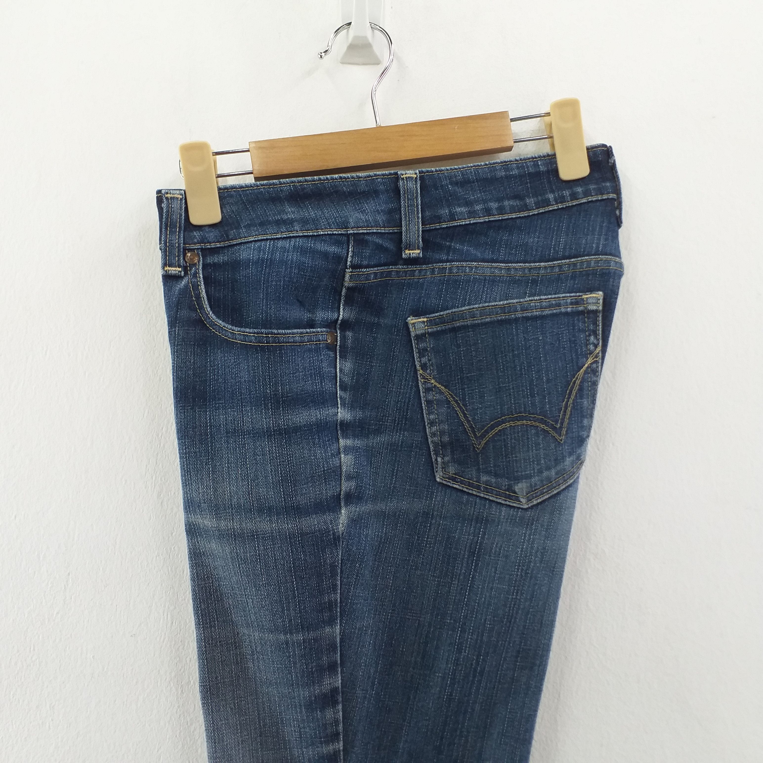 If Six Was Nine Vintage Edwin Distressed Flare Denim 31x30 -JN019 Size US 31 - 9 Thumbnail