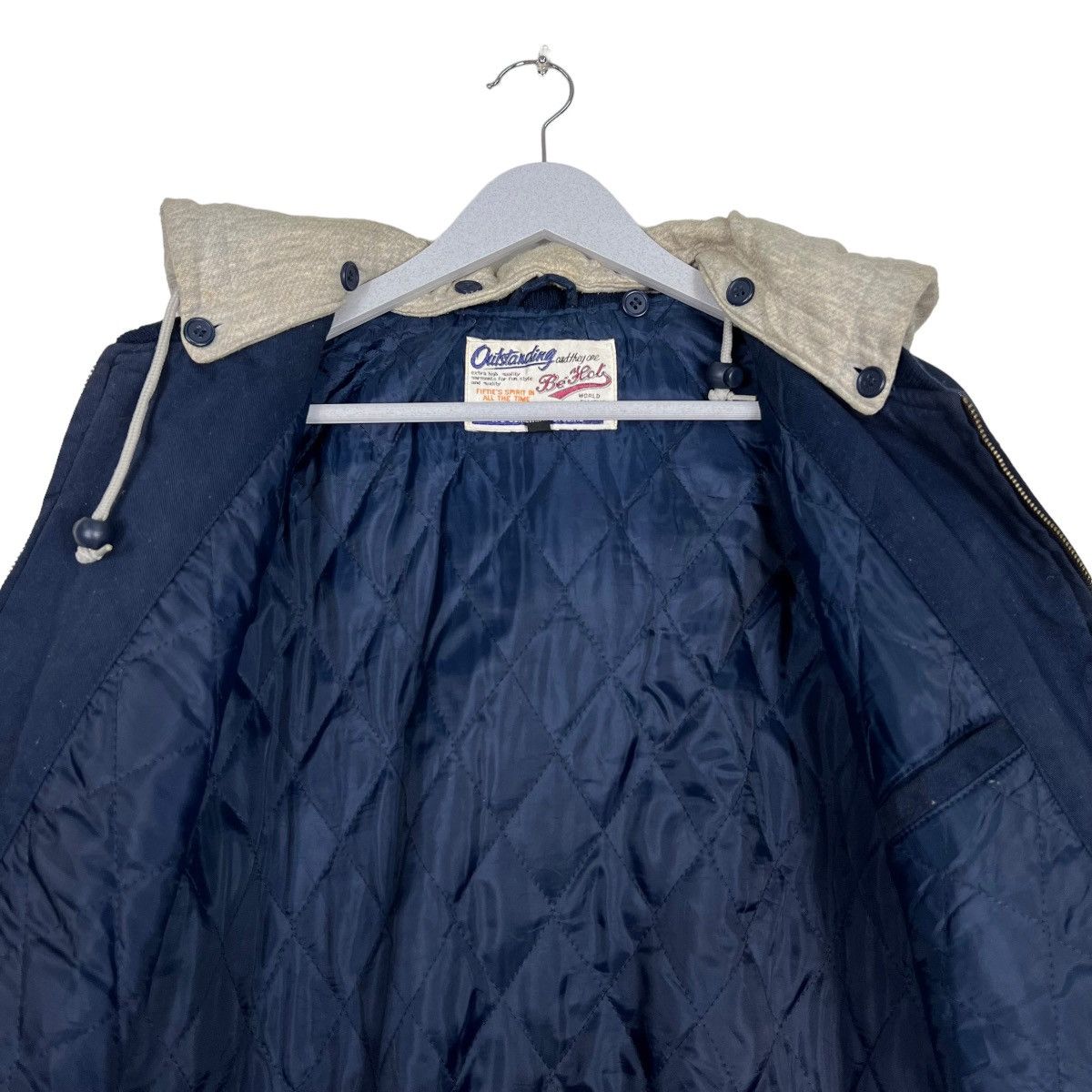 Japanese Brand VINTAGE BE HOP HOODIE BOMBER JACKET Size US L / EU 52-54 / 3 - 13 Thumbnail