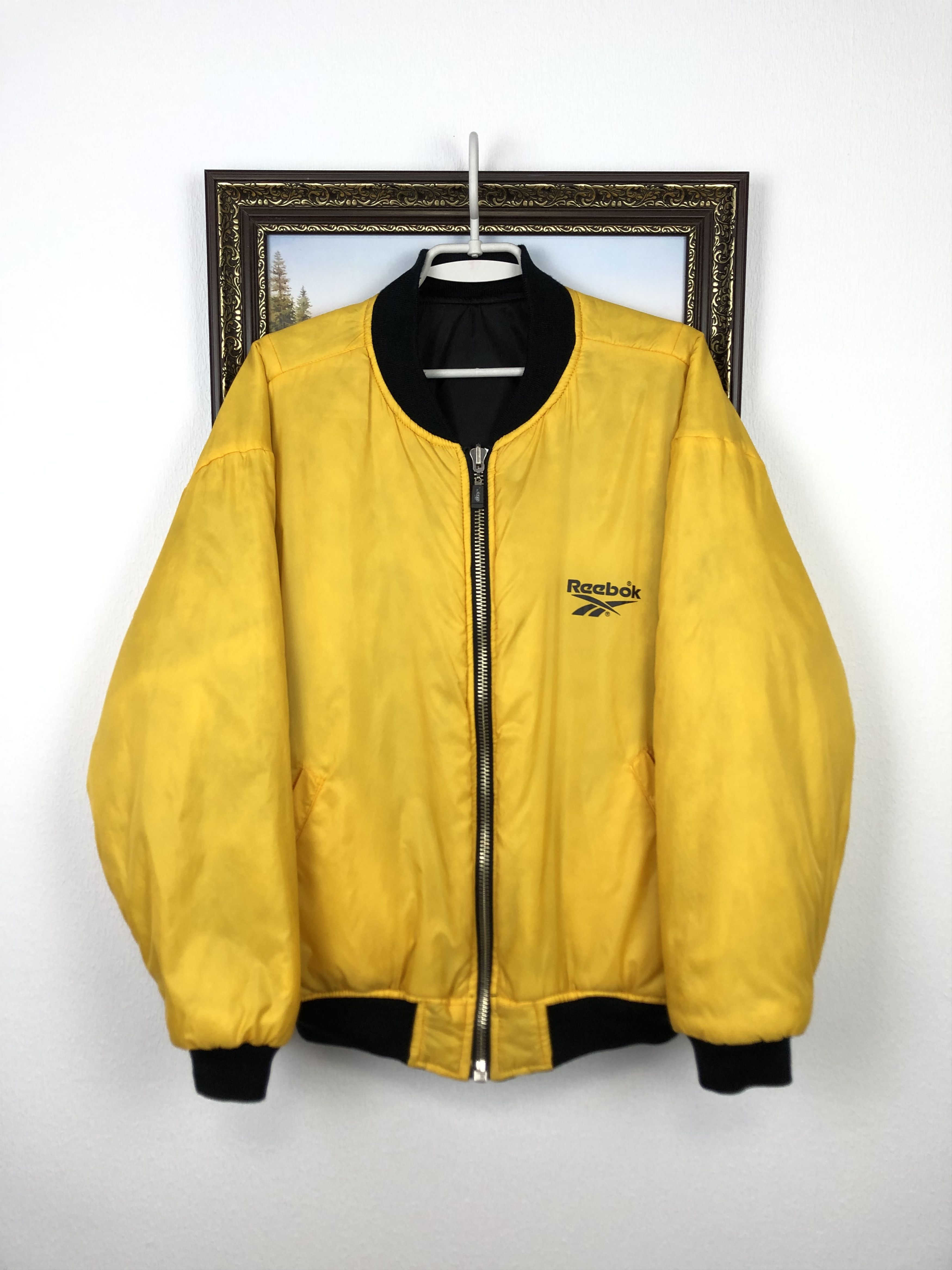 Reebok Vintage Reebok Brondby Football Reversible Jacket Bomber Size US M / EU 48-50 / 2 - 10 Thumbnail