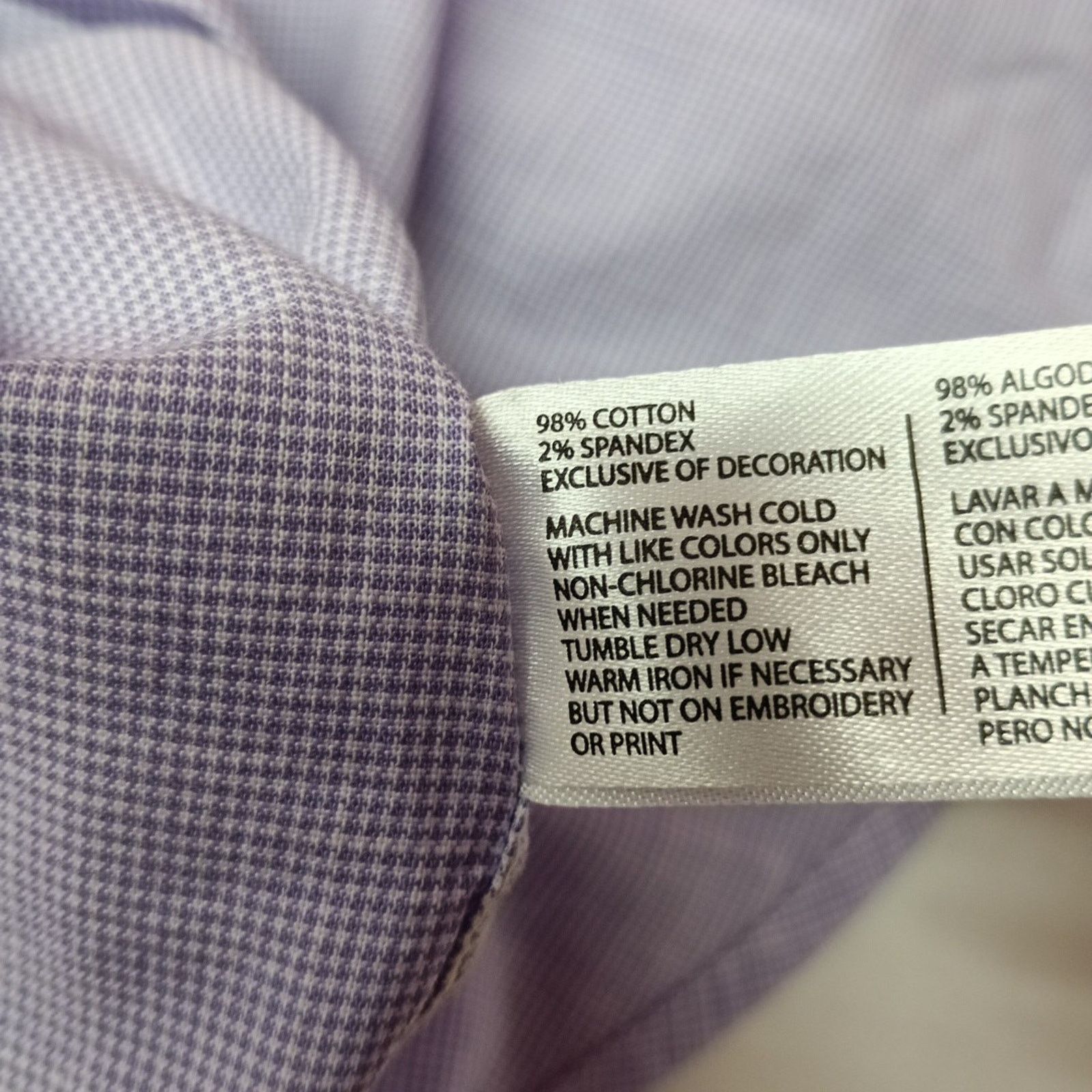 U.S. Polo Assn. U.S. Polo Assn. Button Woven Shirt Men's S Violet Checkered Size US S / EU 44-46 / 1 - 8 Thumbnail