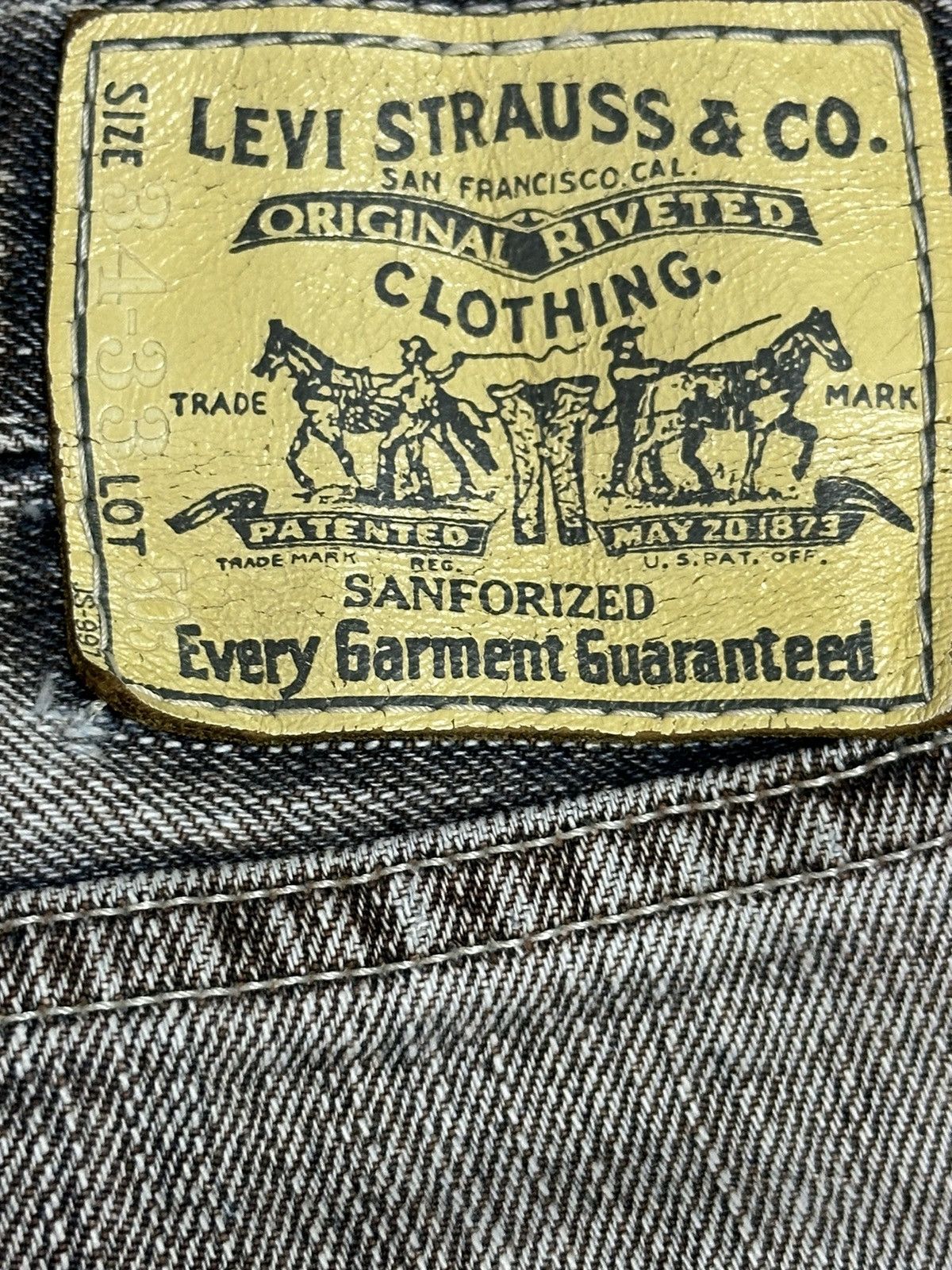 Levi's Vintage 90s Levis 503 Faded Wash Style Baggy Jeans Size US 34 / EU 50 - 9 Thumbnail