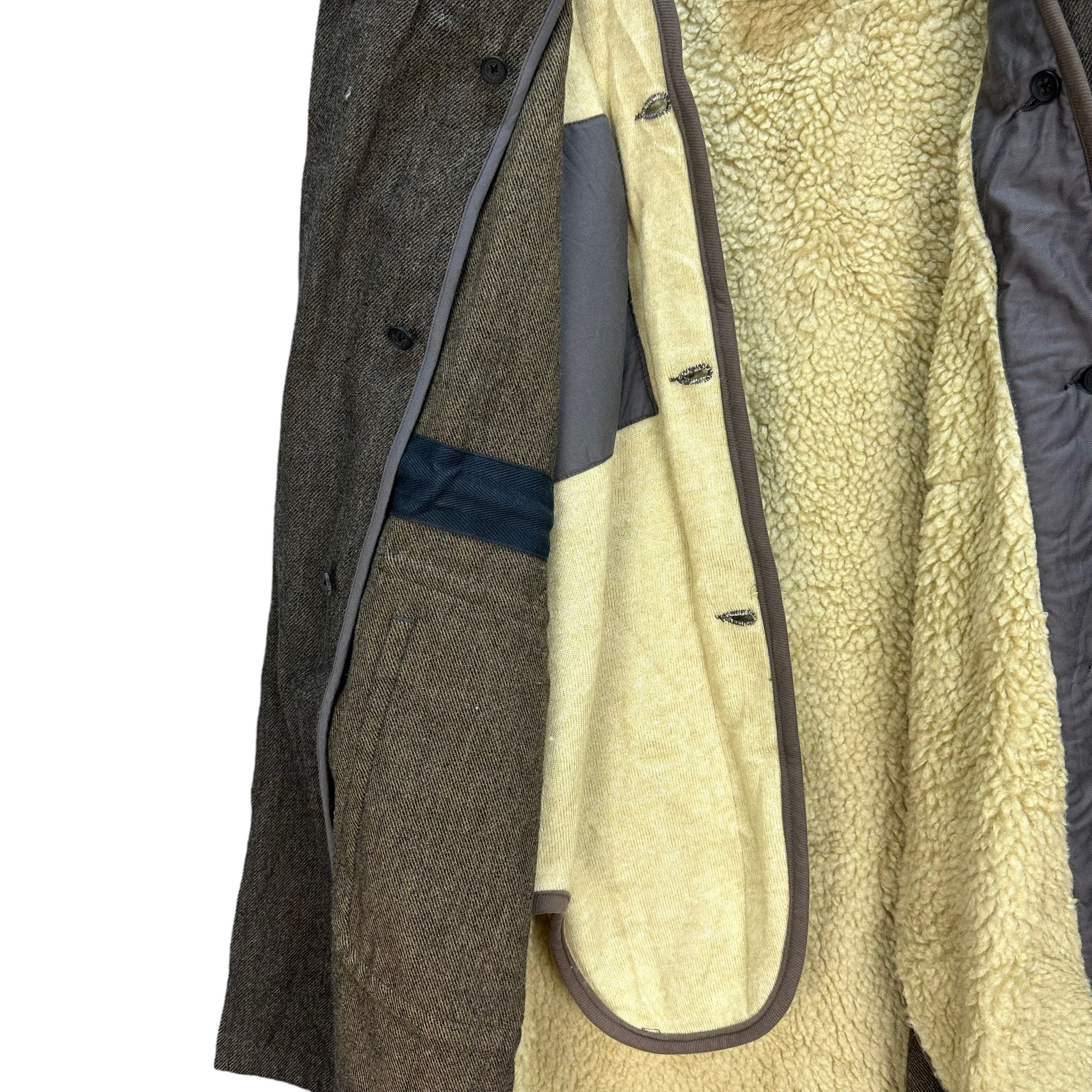 Vintage PCM DETACHABLE HOODIE SHERPA WOOL DUFFLE COAT #7822-179 Size US M / EU 48-50 / 2 - 13 Thumbnail