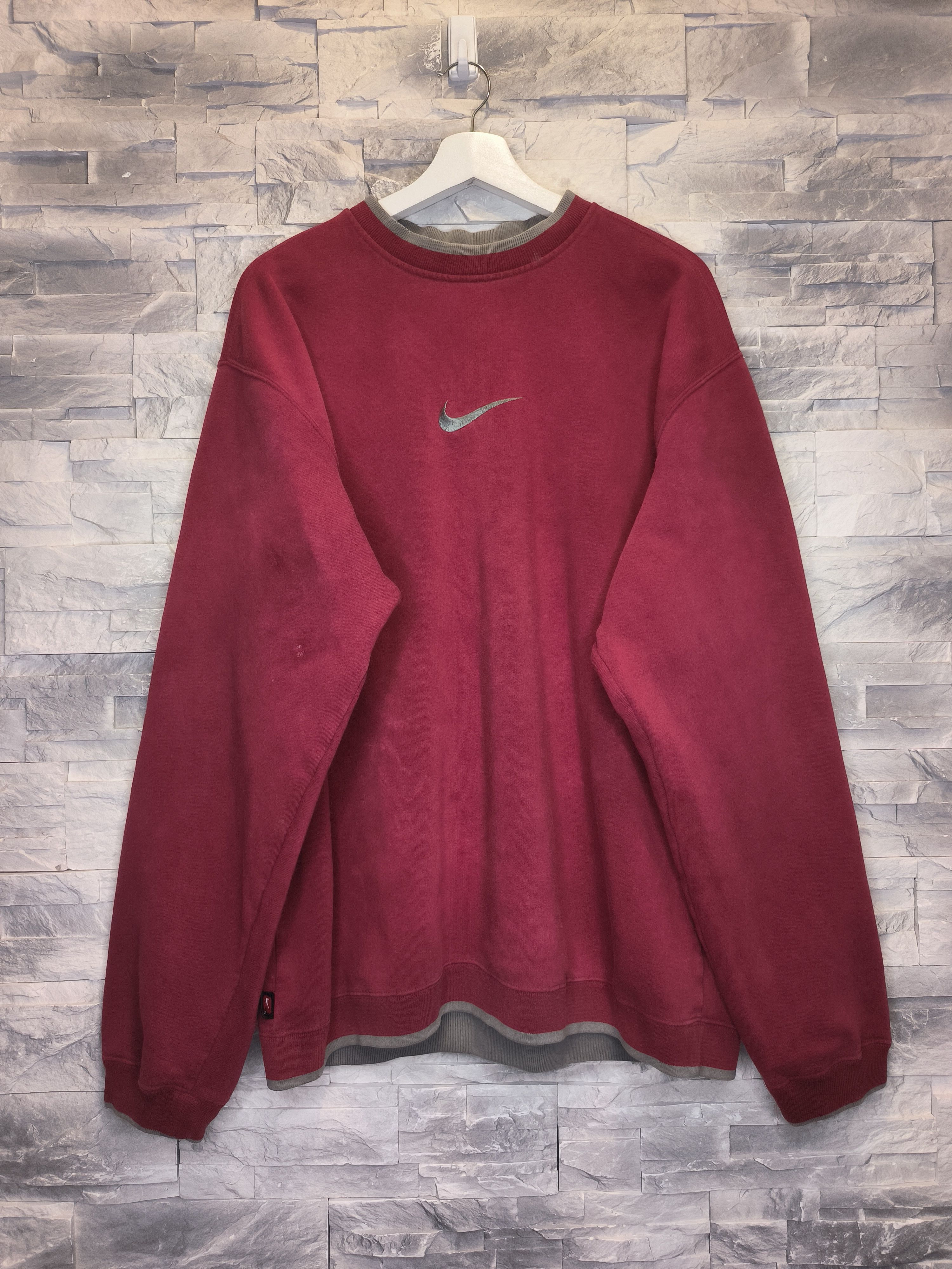 Nike Nike Vintage Center Swoosh Sweatshirt Crewneck Logo Size US XL / EU 56 / 4 - 1 Thumbnail