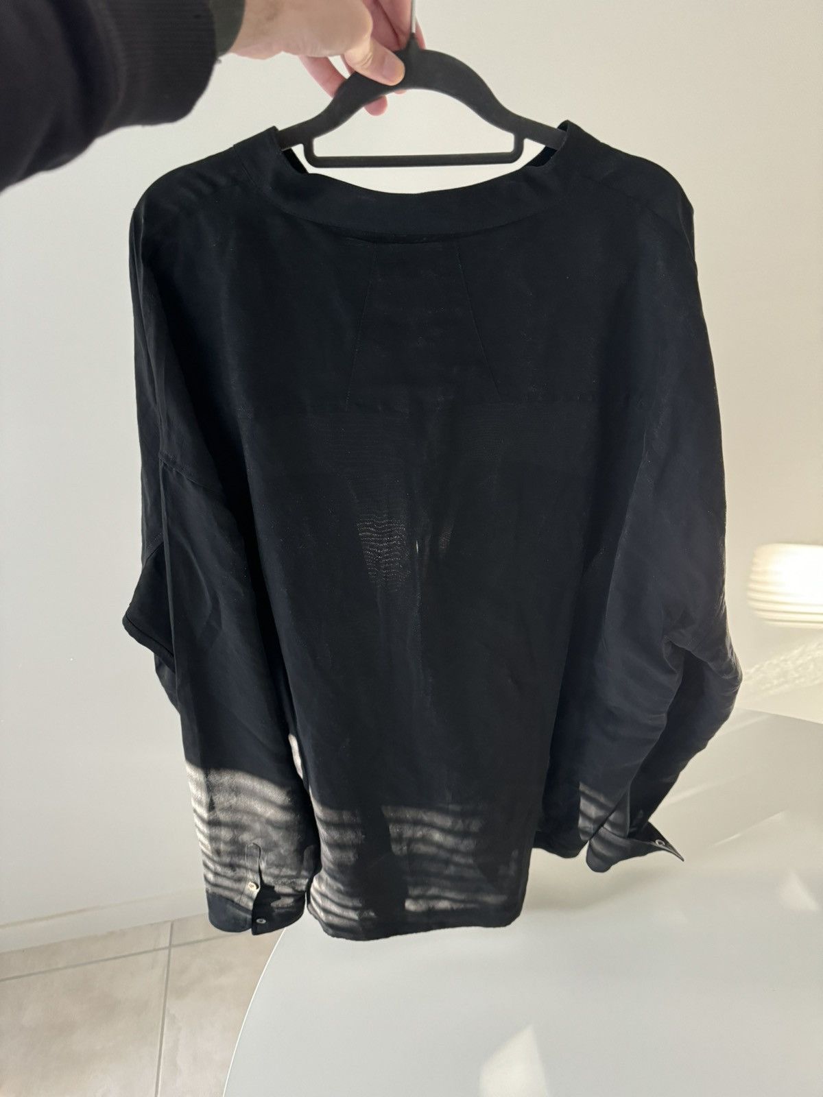 Rhude Mens Malta Boxy Mandarin Collar Shirt Size US L / EU 52-54 / 3 - 2 Thumbnail