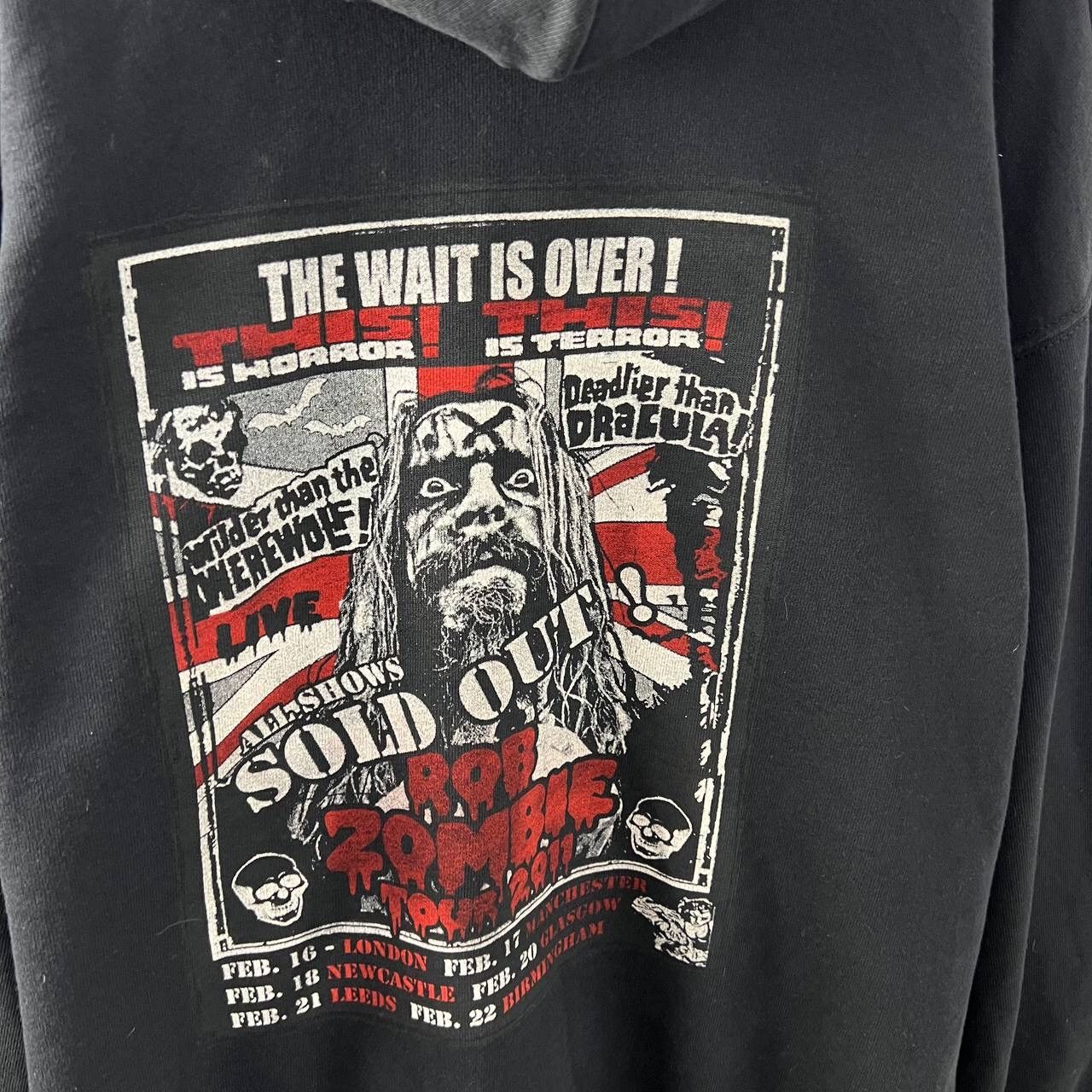 Band Tees Rob Zombie Vintage Creepy Face Amazing 90s Hoodie Big Print Size US XXL / EU 58 / 5 - 3 Thumbnail