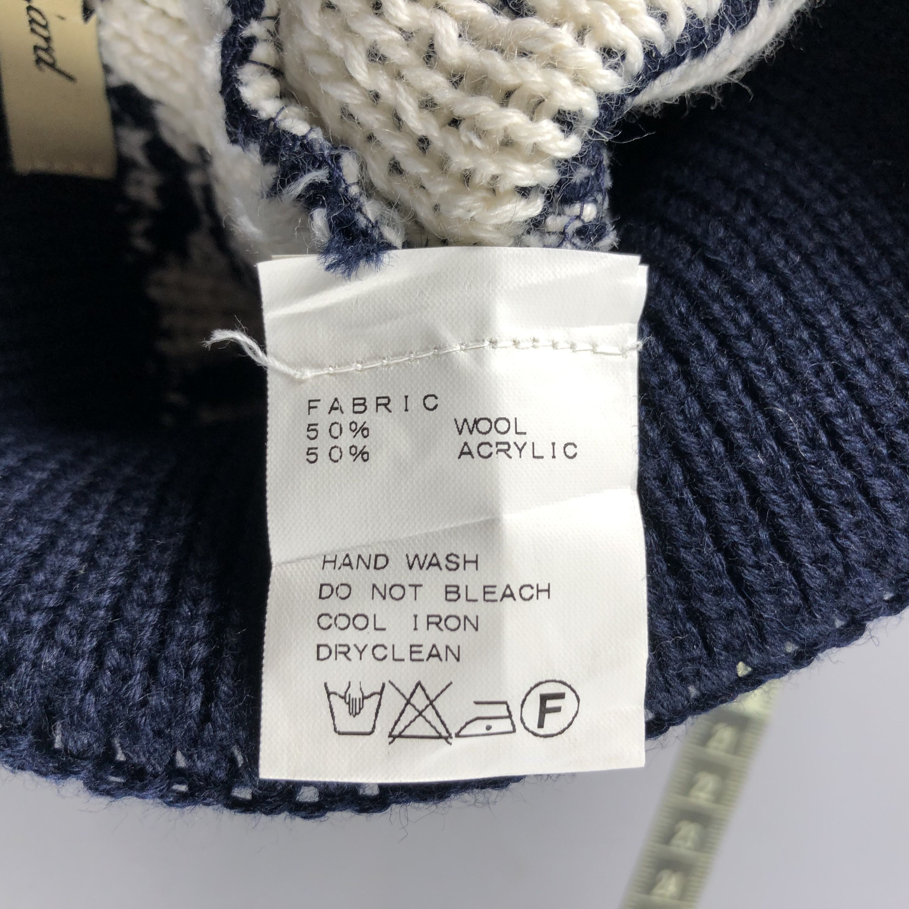 Journal Standard × Vintage Journal Standard Fair Isle Beanie Snow Hat Snow Cap -D1242 Size ONE SIZE - 4 Thumbnail