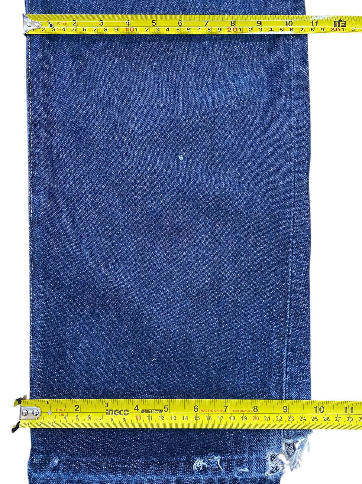 GU GU Blue Wash Style Baggy Jeans Size US 31 - 9 Thumbnail