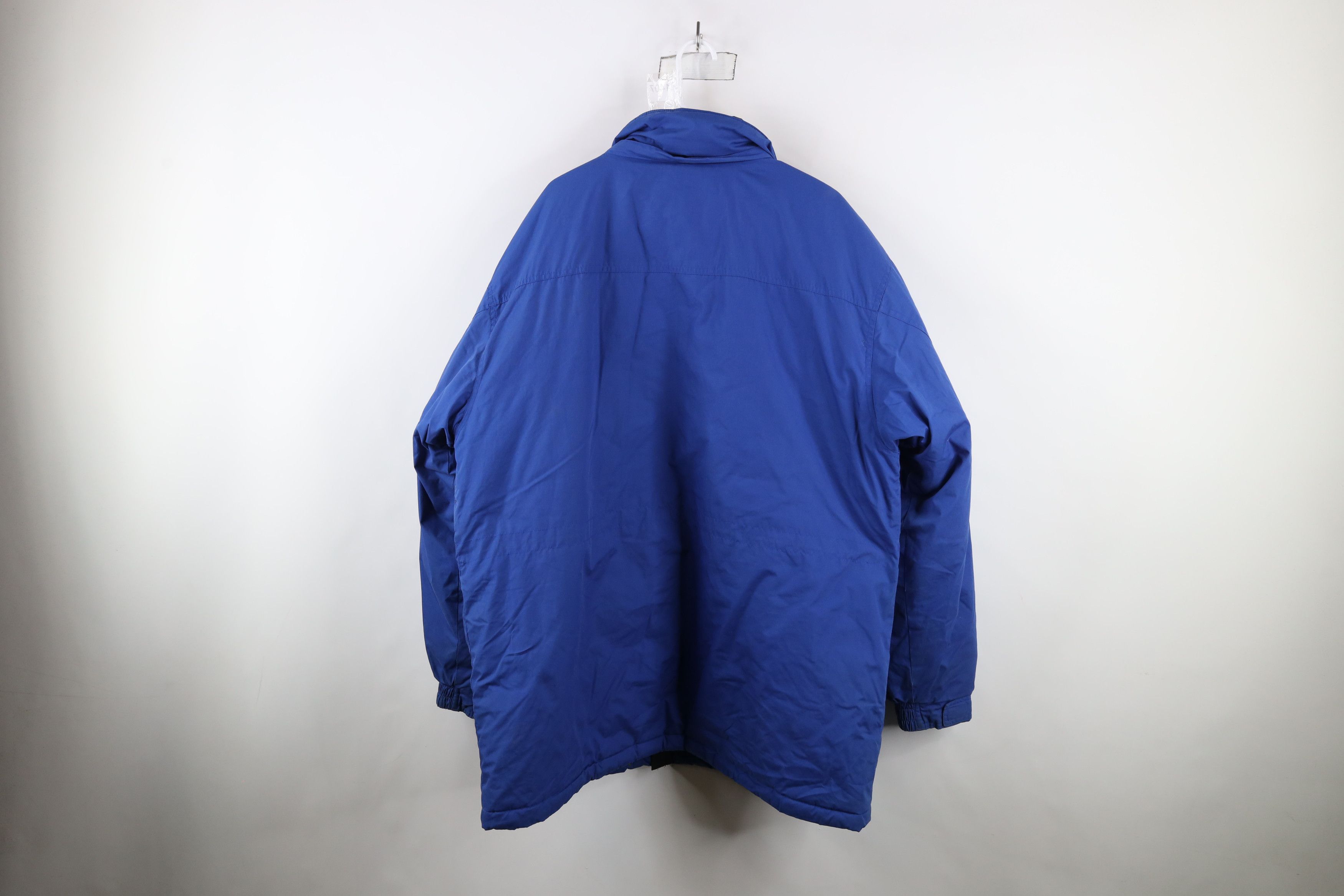 Vintage Vintage 90s Streetwear Winter Puffer Parka Jacket Royal Blue Size US XL / EU 56 / 4 - 13 Thumbnail