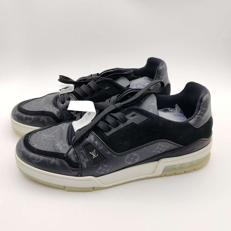 Louis Vuitton Louis Vuitton Black Trainer Sneakers for Fashion Lovers 0079 Size US 10 / IT 40 - 1 Thumbnail