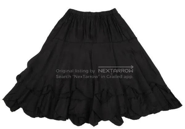 Comme des Garcons Comme des Garcons size S Black vintage design skirt Size 25" / US 0 / IT 36 - 2 Thumbnail