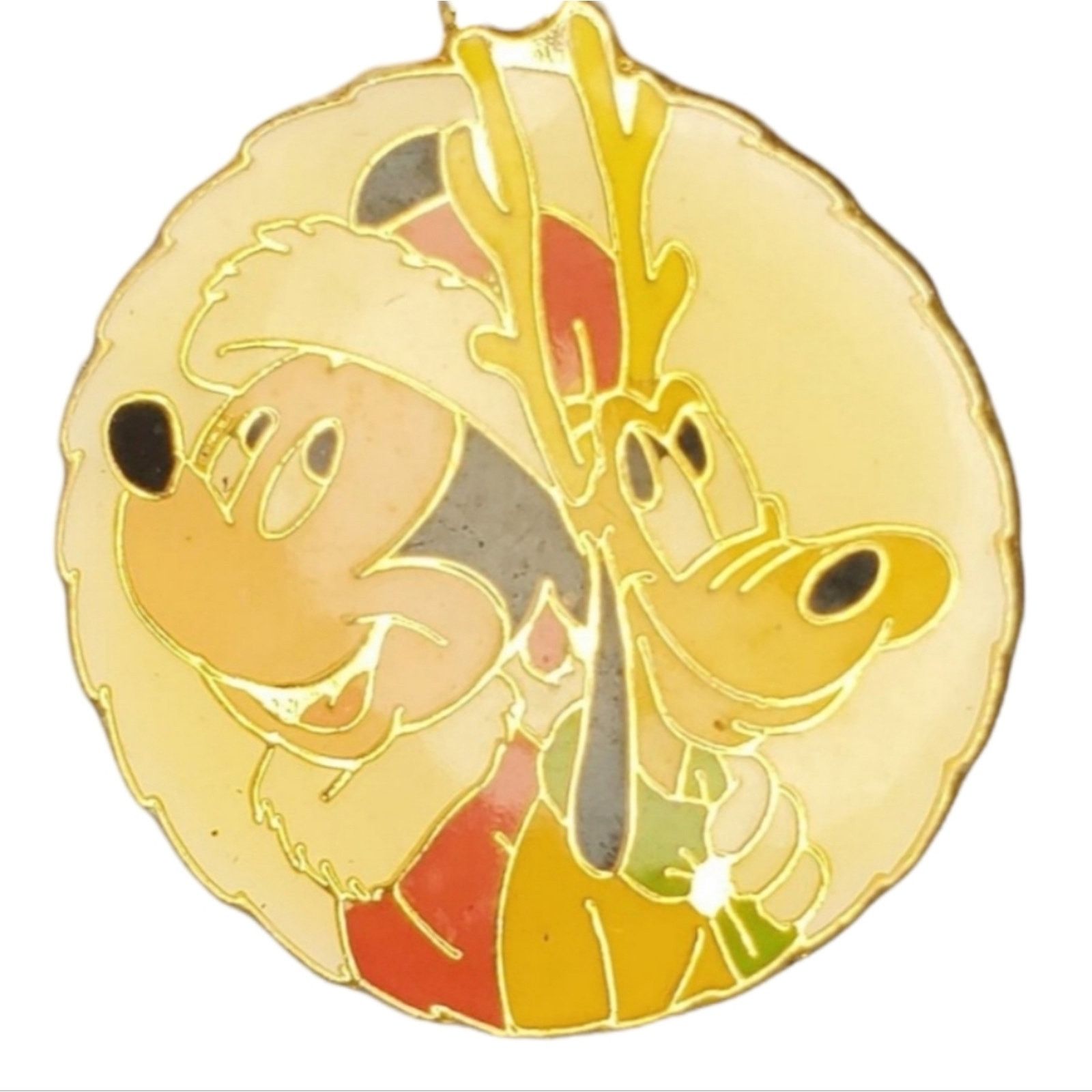 Disney Disney VTG 90s Mickey Mouse & Pluto Necklace Festive Holiday Size ONE SIZE - 1 Thumbnail