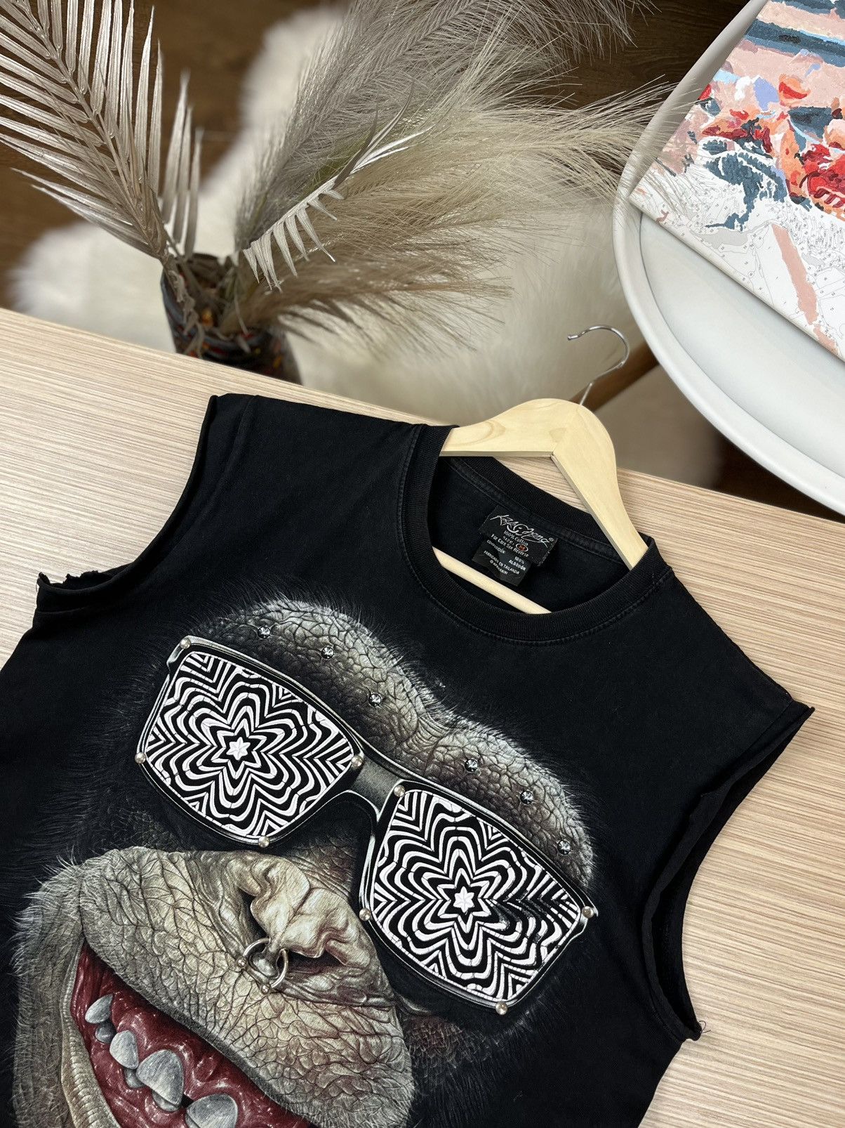 Band Tees × Japanese Brand Monkey tank top movie sleeveles Size US M / EU 48-50 / 2 - 2 Thumbnail