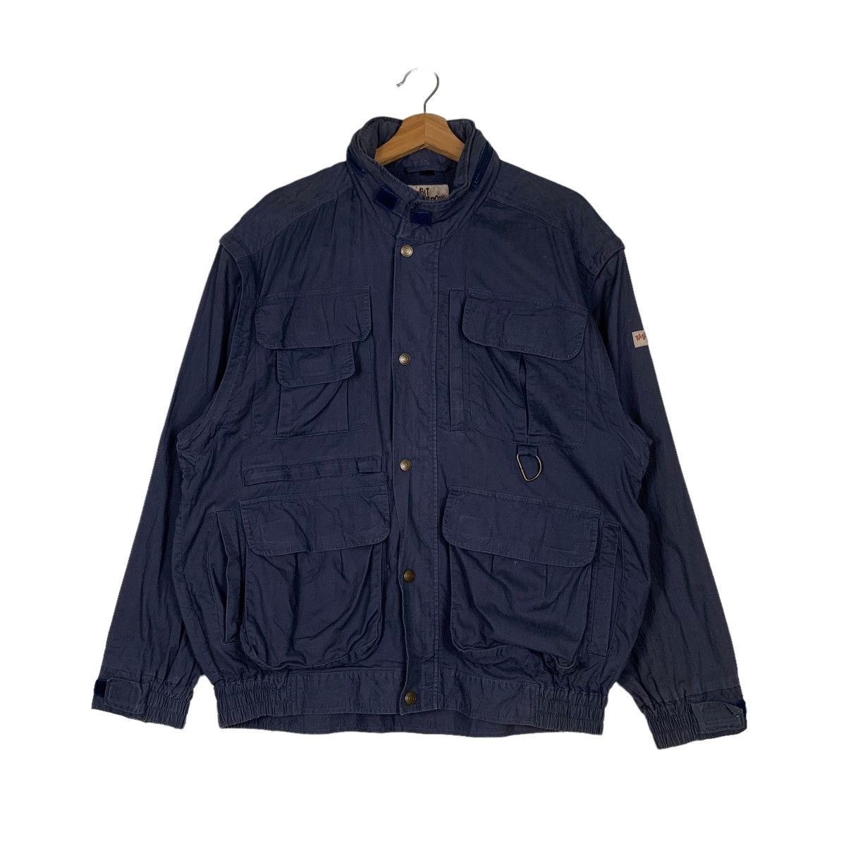 Japanese Brand RABBIT ARROW Four Pocket Utility Work Chore Jacket #0287-C13 Size US L / EU 52-54 / 3 - 1 Thumbnail