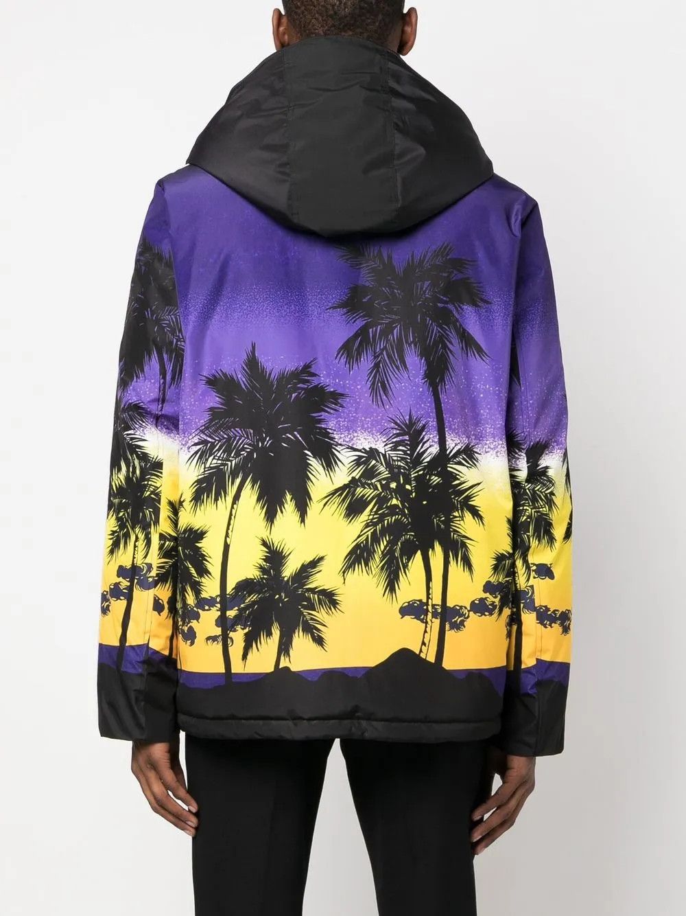 Palm Angels o1y0325 Logo Hooded Jacket in Multicolor Size US M / EU 48-50 / 2 - 4 Thumbnail