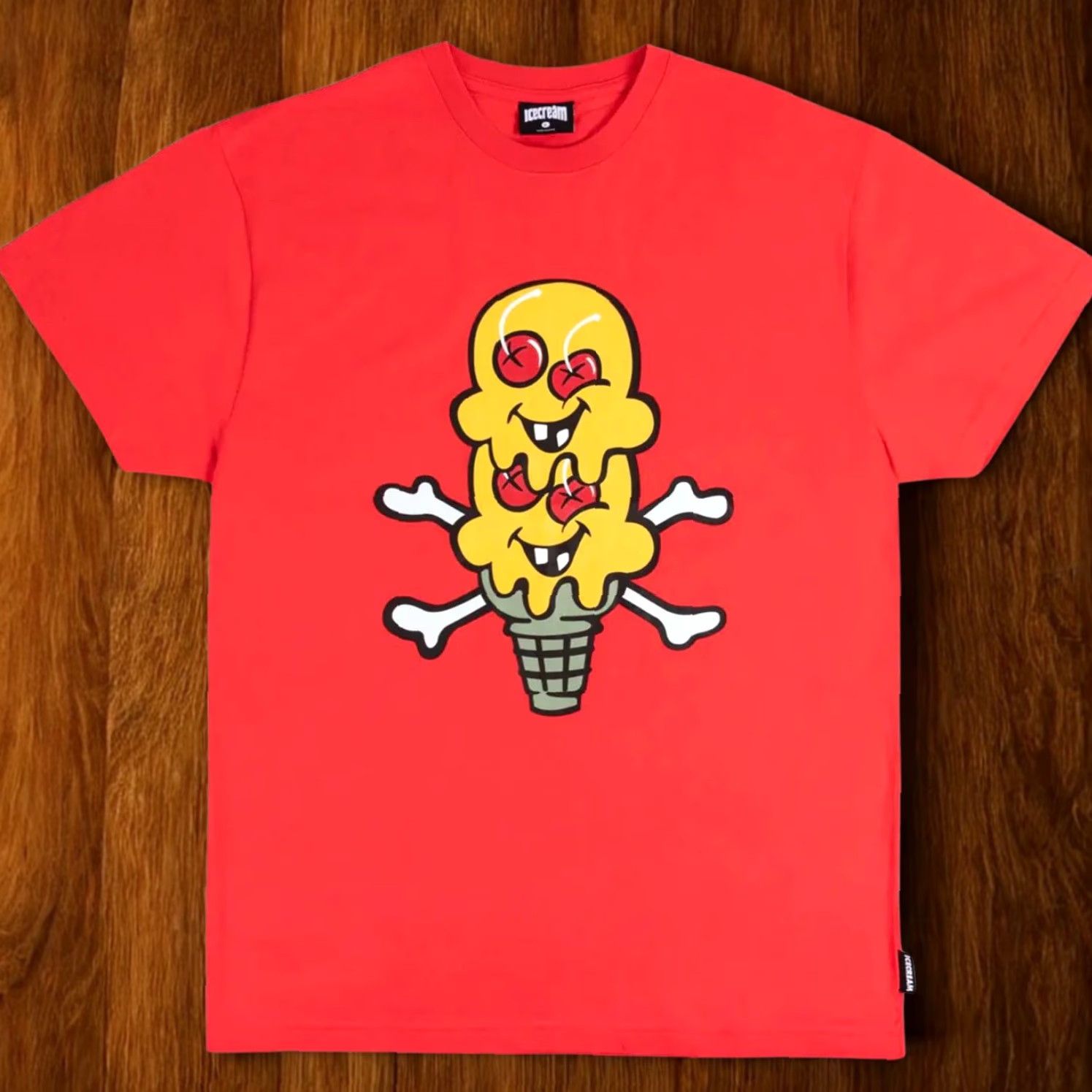 Vintage ICECREAM Billionaire Boys Club Two Scoops Short Sleeve Tee Men’s M Tomato Red Size US M / EU 48-50 / 2 - 7 Thumbnail