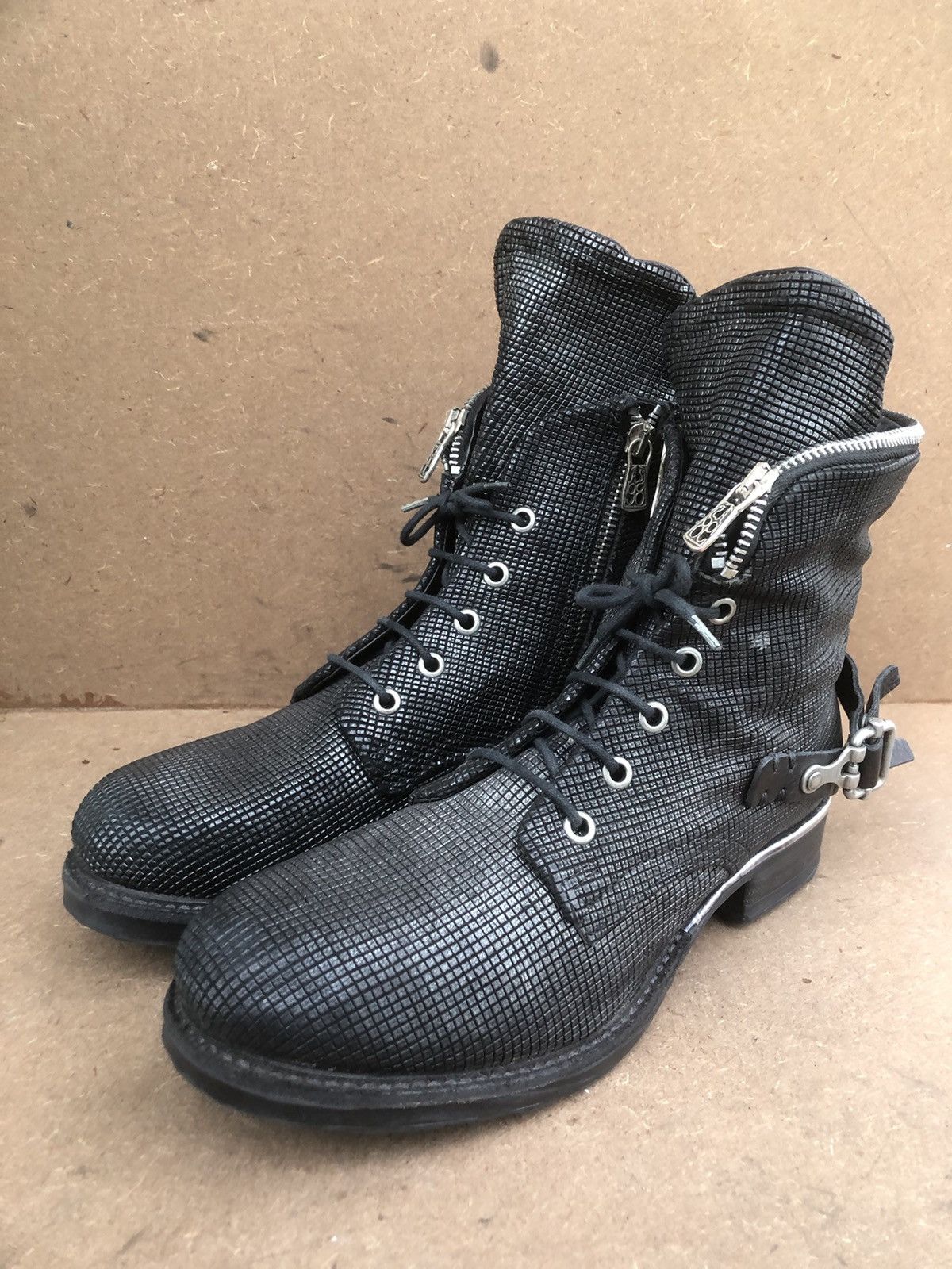 A.S.98 A.S 98 Black Calfskin Leather Women’s Boots Size 39 Size US 8.5 / IT 38.5 - 3 Thumbnail
