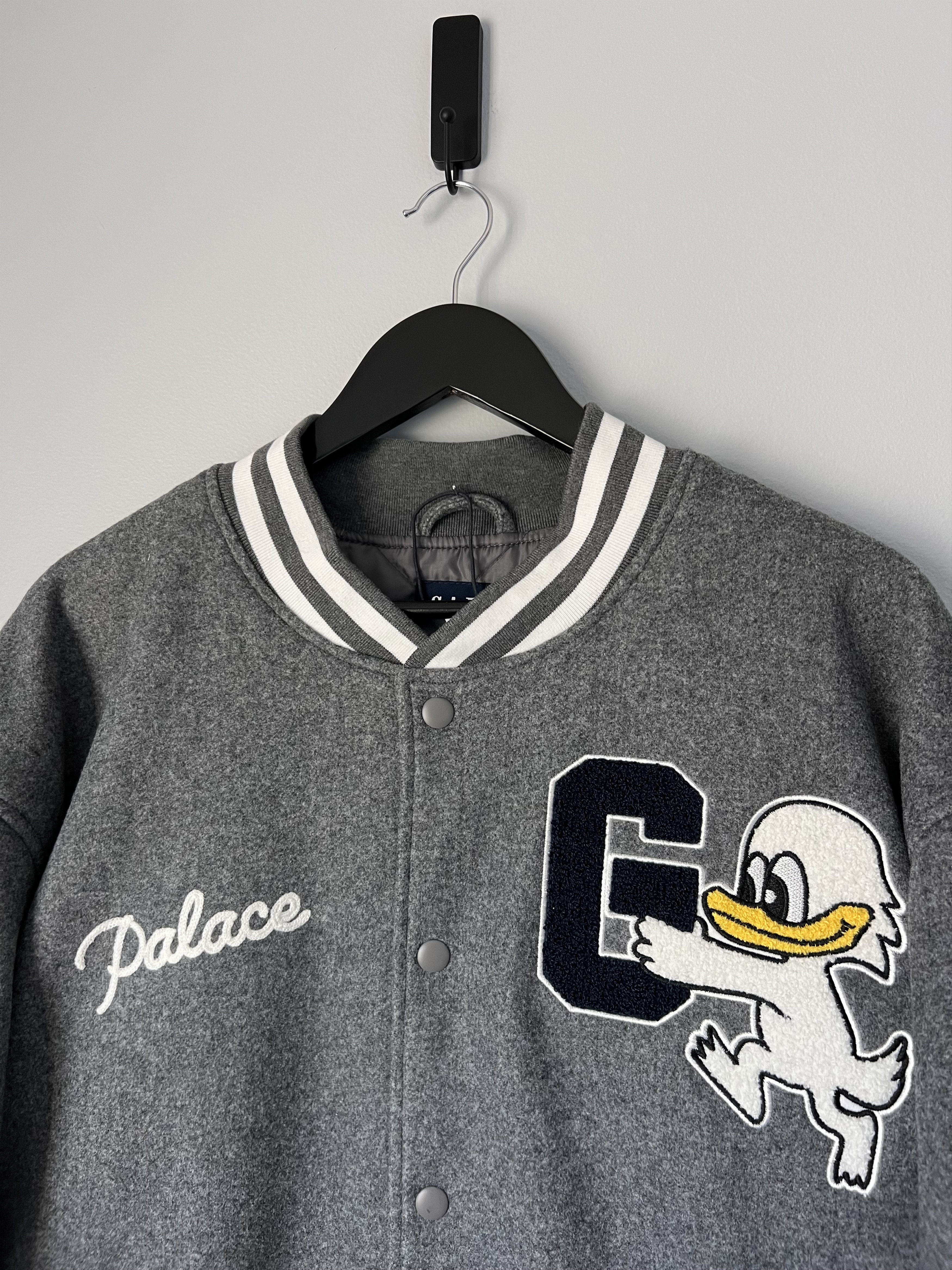 Gap × Palace Gap Palace Varsity Jacket in Grey Size US XL / EU 56 / 4 - 2 Thumbnail