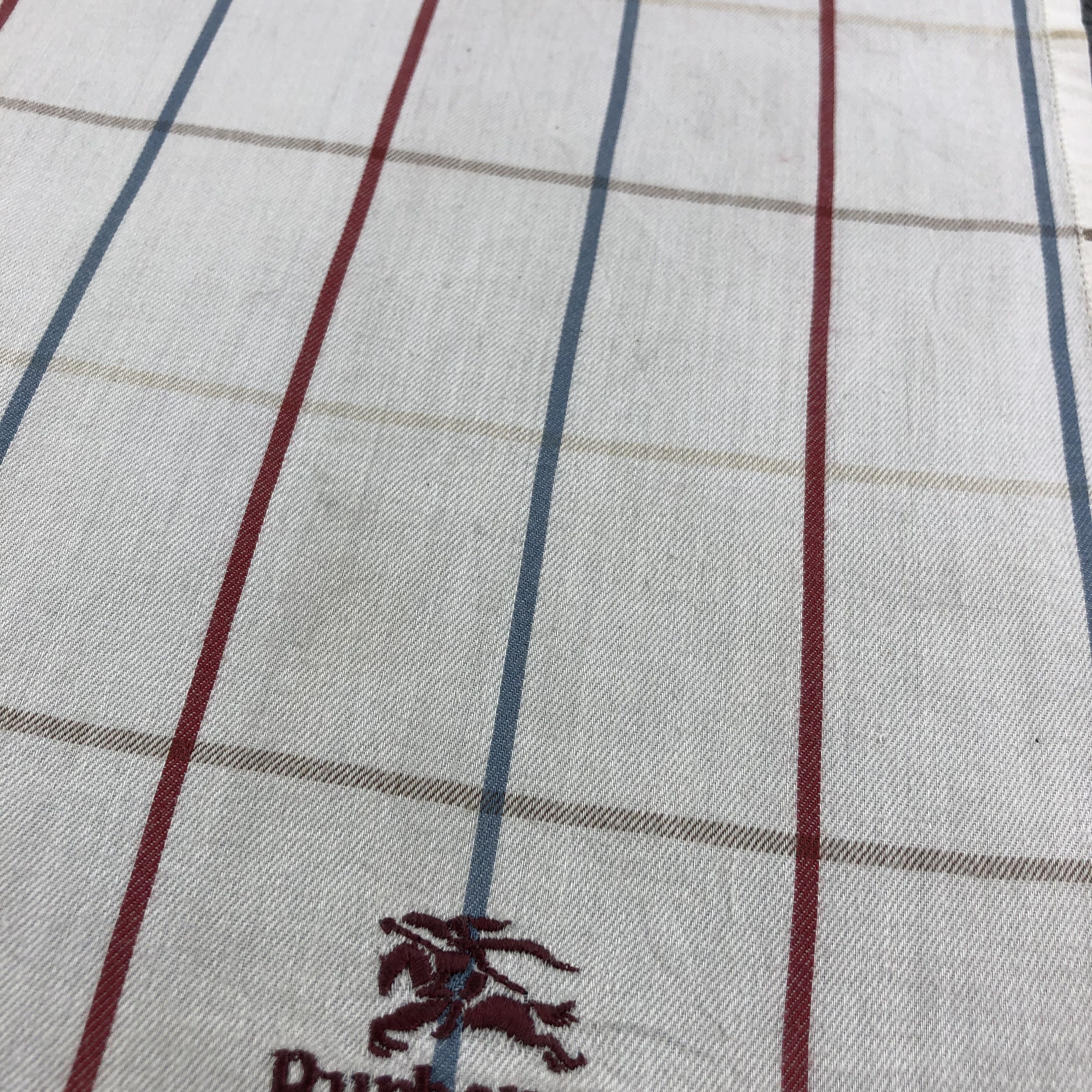 Burberry Burberrys Handkerchief Neckerchief Bandana H2255 Size ONE SIZE - 5 Thumbnail