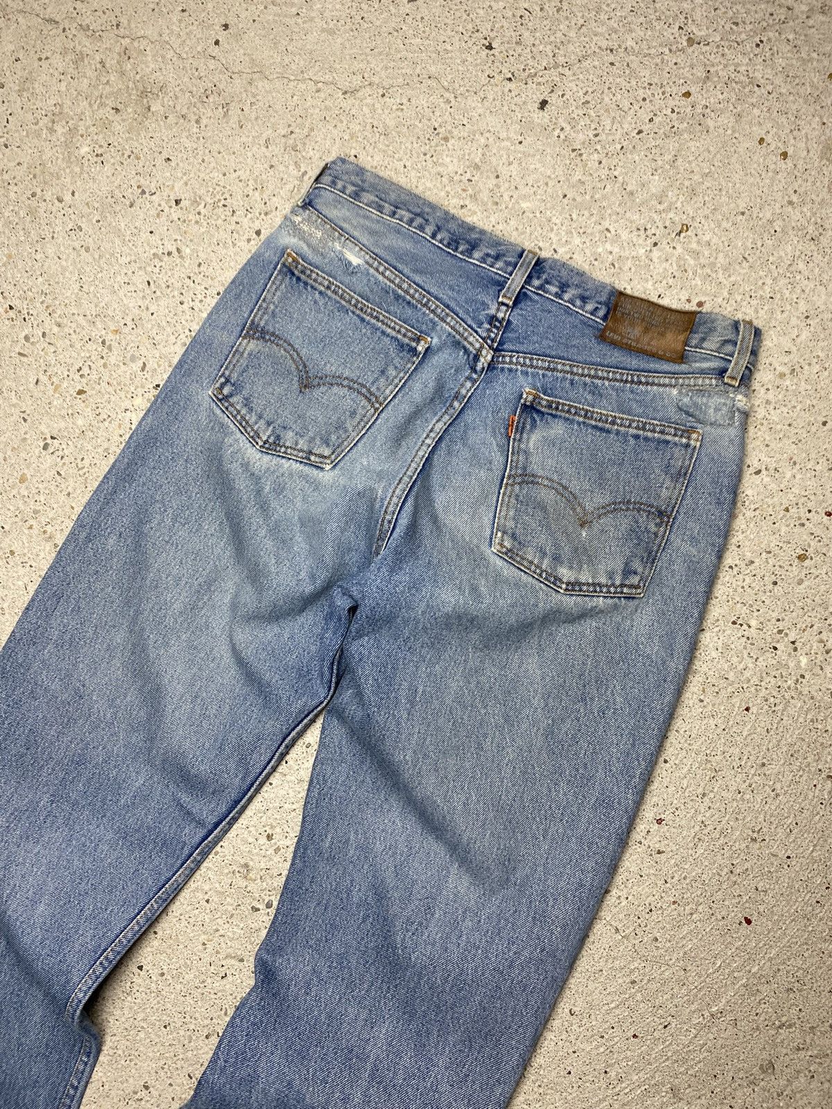 Levi's Levis vintage denim jeans light blue washed distressed Size US 34 / EU 50 - 13 Thumbnail